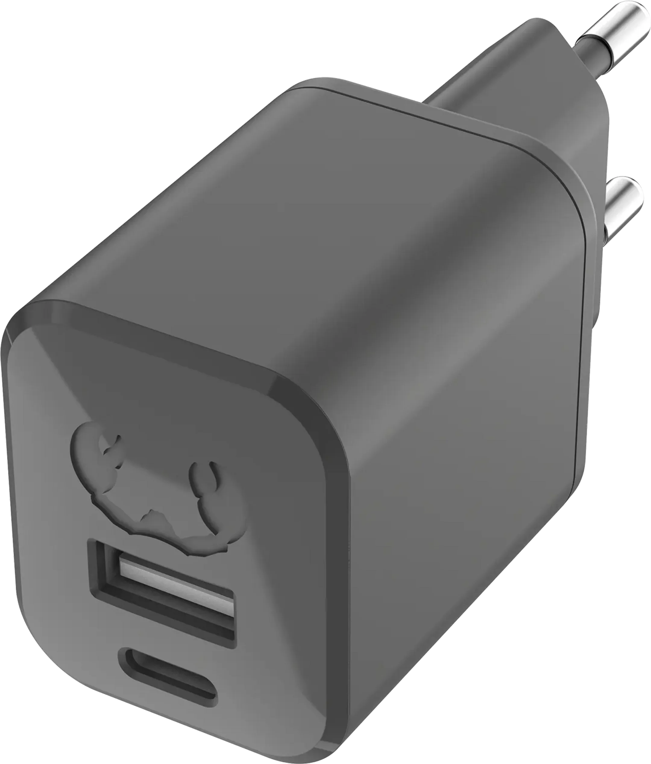 Chargeur secteur Mini 30 W USB A et USB C avec Power Delivery - Storm Grey