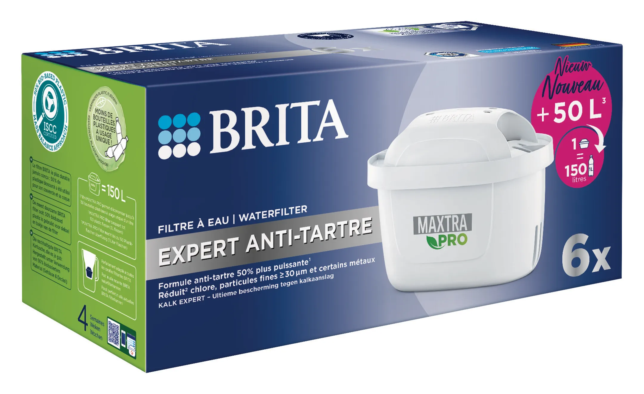 Brita Cartouche filtrante MAXTRA PRO EXPERT CALCAIRE 6-Pack image