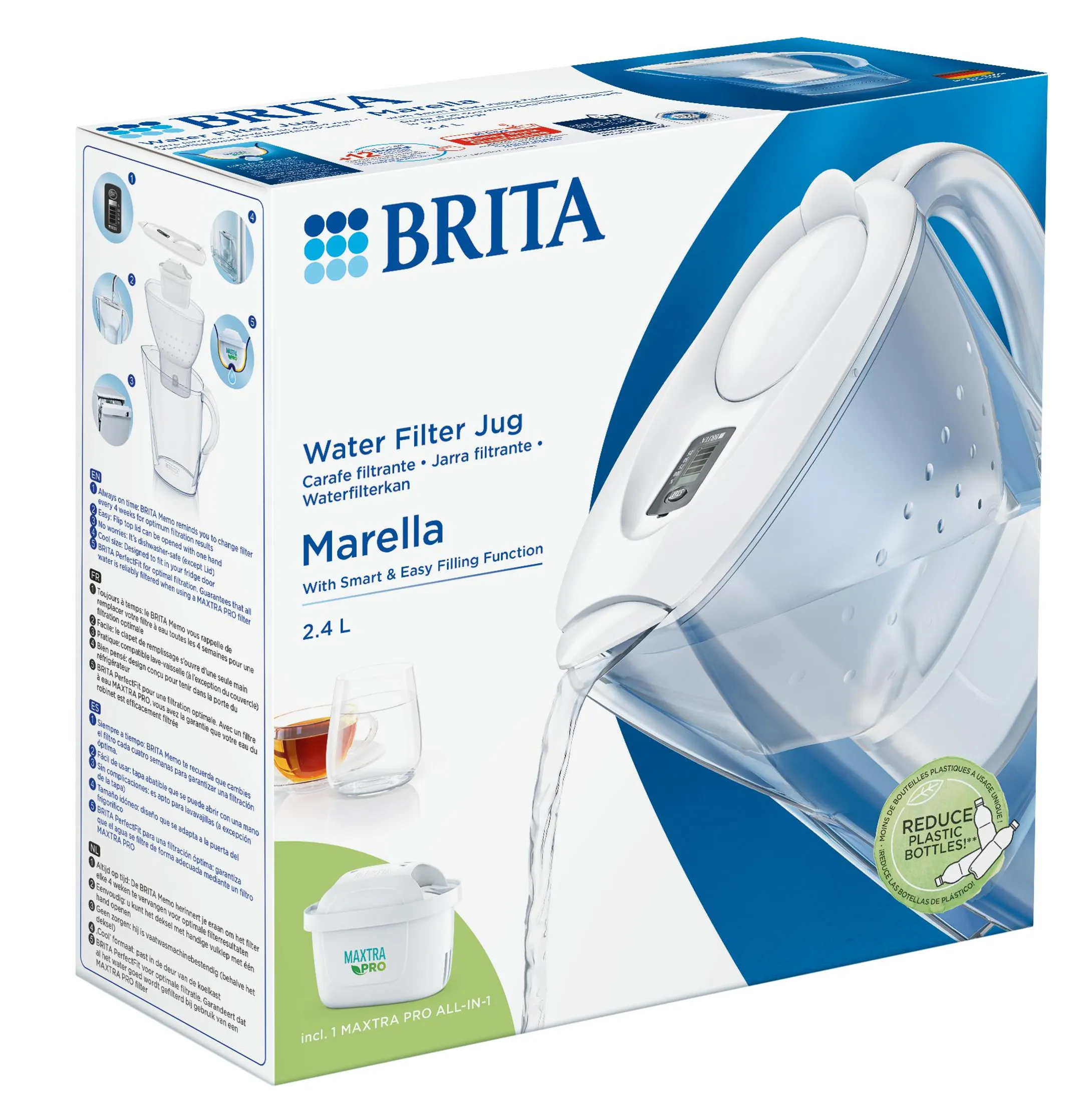 Brita Carafe filtrante Marella Cool white image