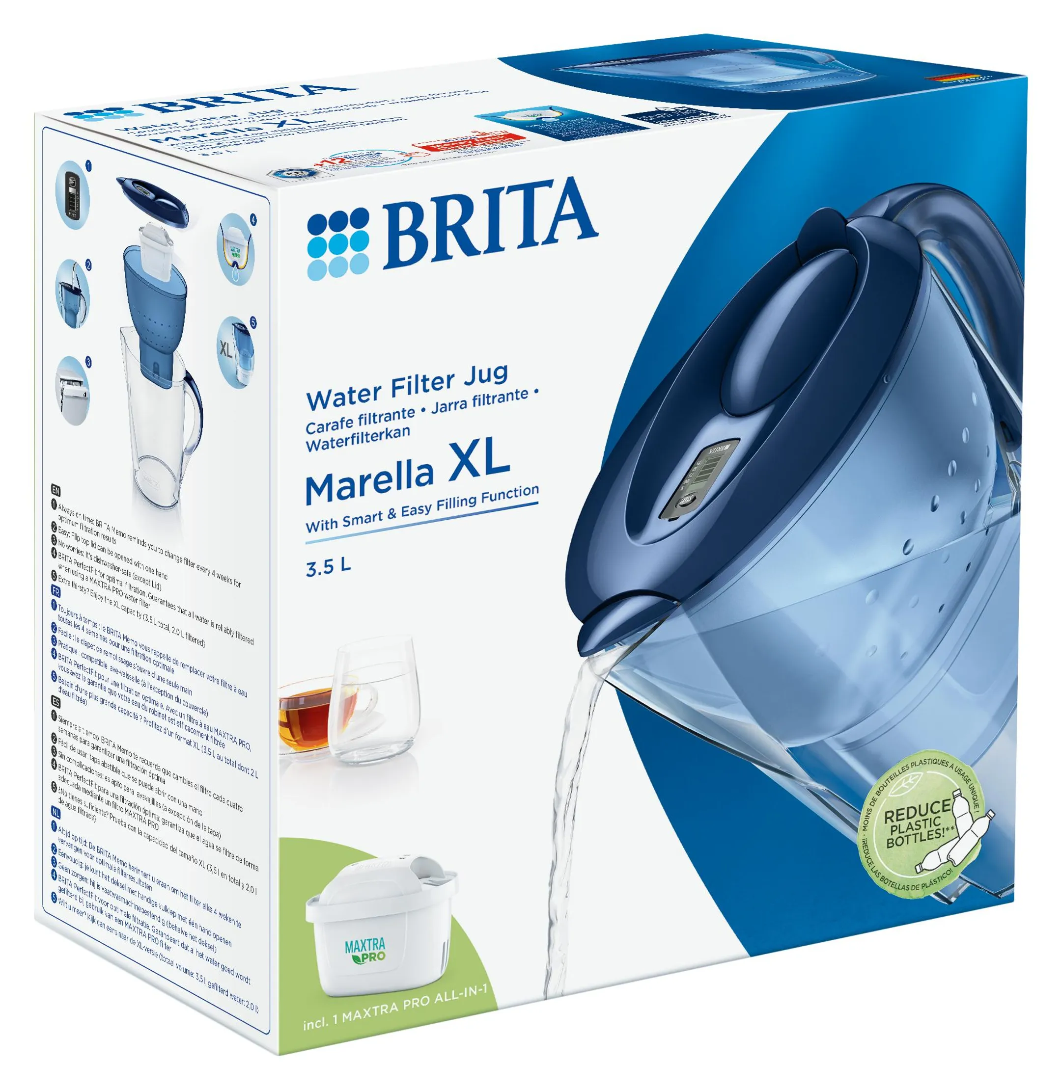 Brita Waterfilterkan Marella XL blue image