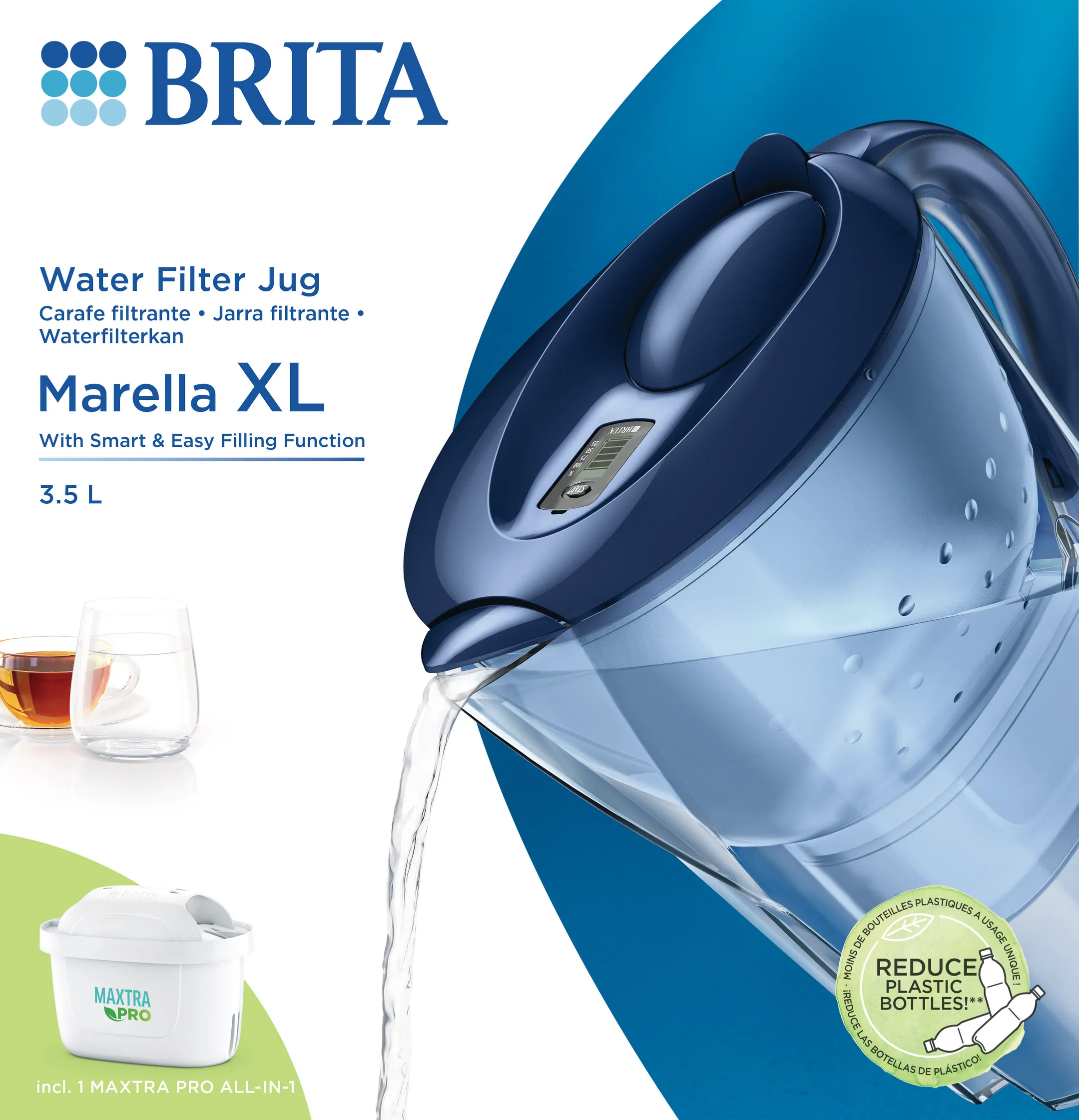 Brita Waterfilterkan Marella XL blue image
