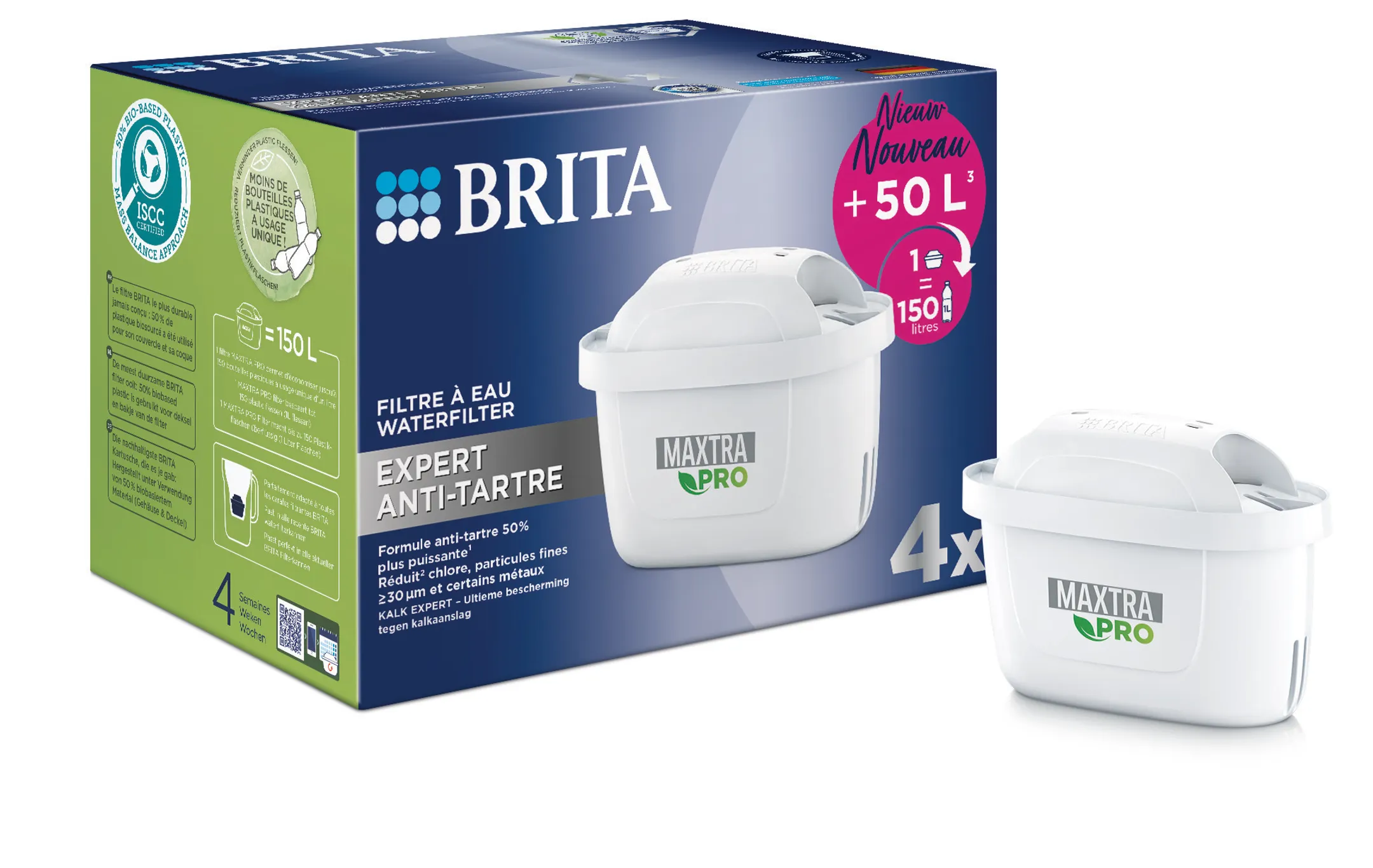 Brita Cartouche filtrante MAXTRA PRO EXPERT CALCAIRE 4-Pack image