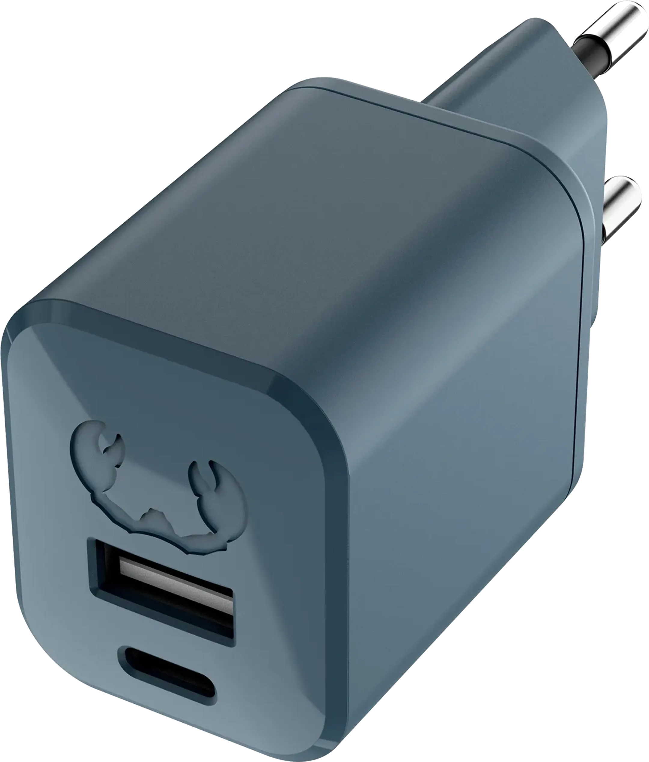 30 W USB A en USB C Mini netstroomlader met Power Delivery - Dive Blue