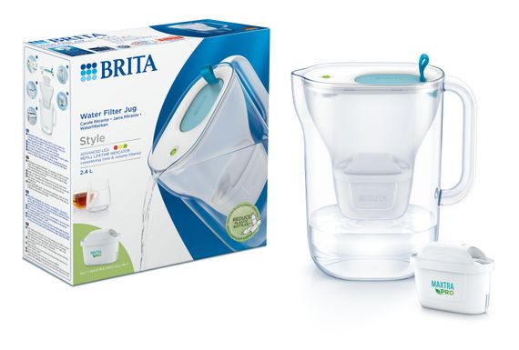 BRITA waterfilterkan Style Cool blue (2.4L) incl. 1x MAXTRA PRO All-in-1 filter