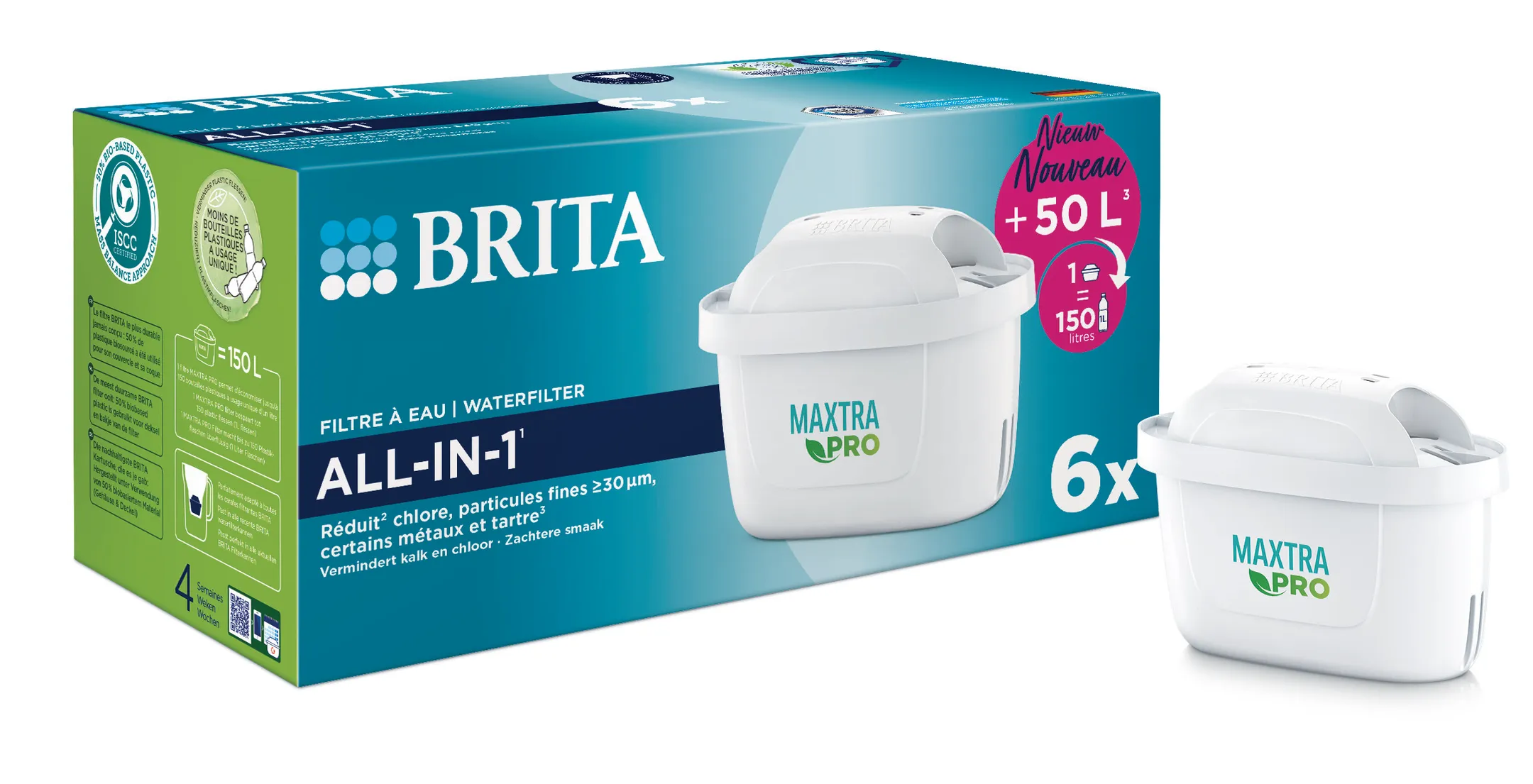 Cartouche filtrante MAXTRA PRO ALL-IN-1 6-Pack