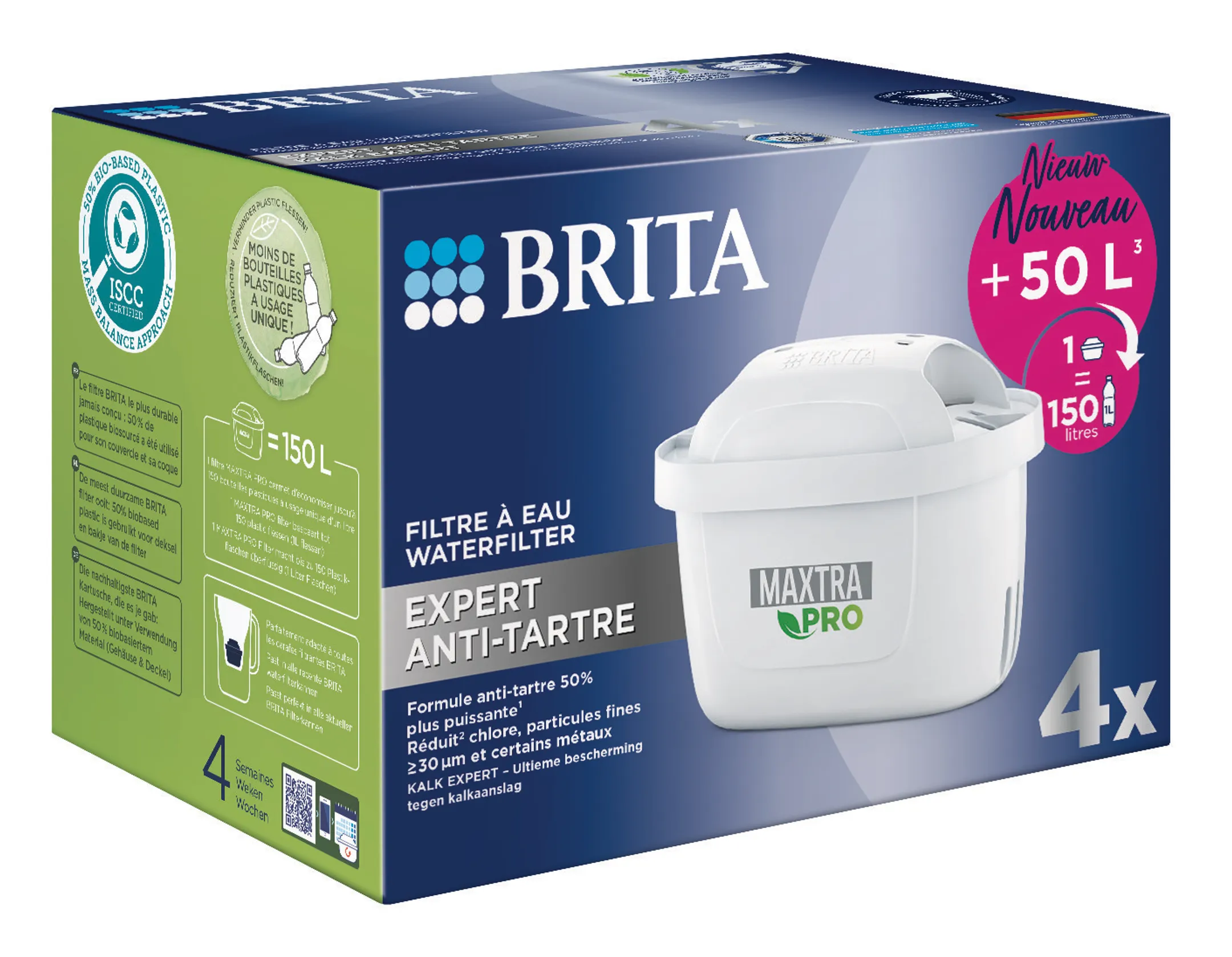 Brita Cartouche filtrante MAXTRA PRO EXPERT CALCAIRE 4-Pack image