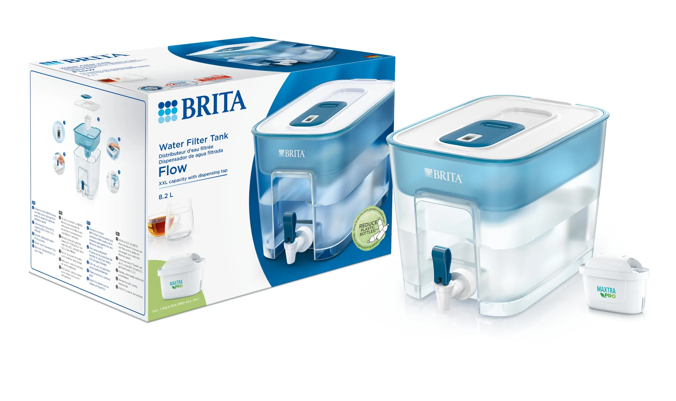 Brita Distributeur d'eau filtrante Flow Cool blue image