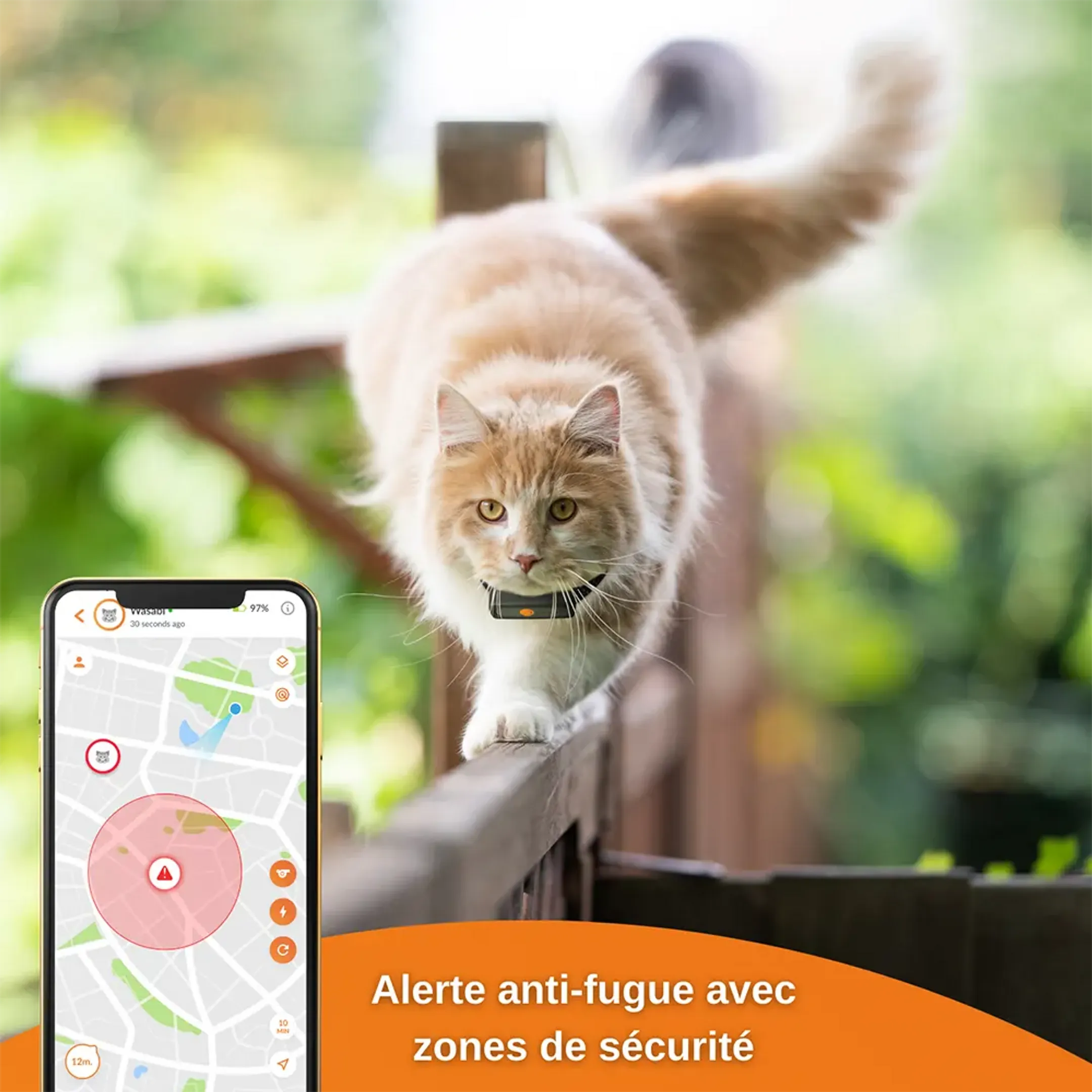 Weenect Collier GPS pour chats - XS Cats - Noir image
