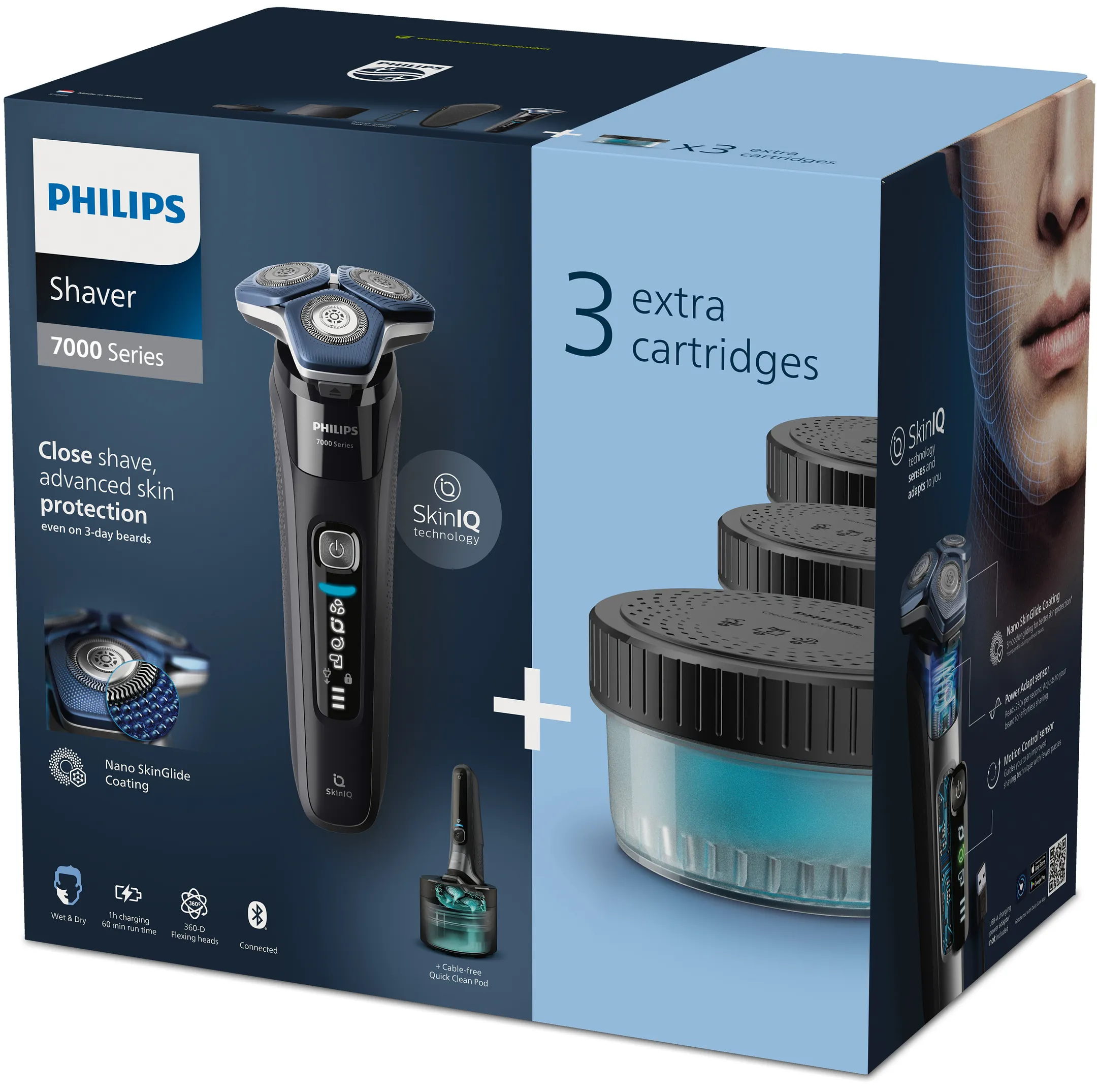 Philips Scheerapparaat Wet & Dry S7886/63 Series 7000 image
