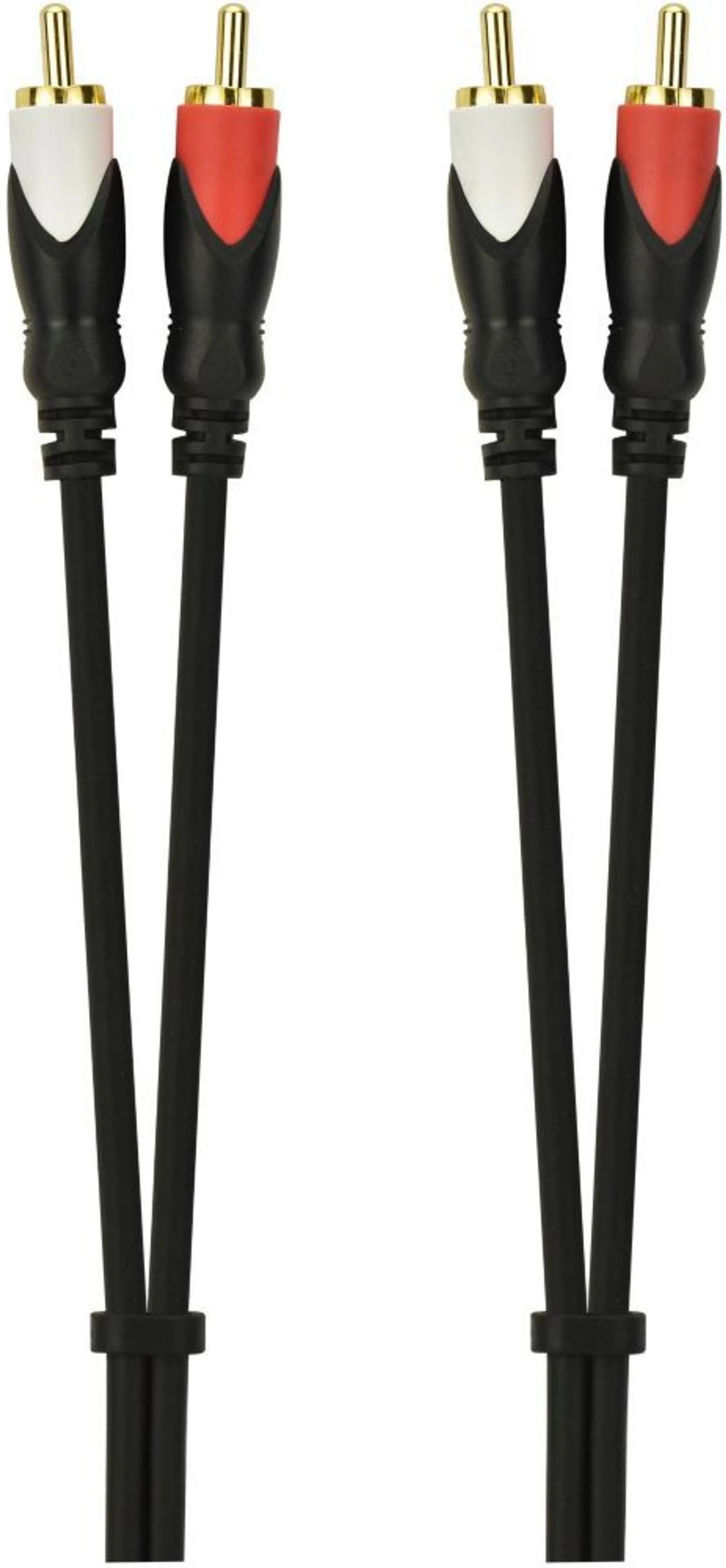 2x RCA-kabel (Male) naar 2x RCA-kabel (Male) - 1,5 m