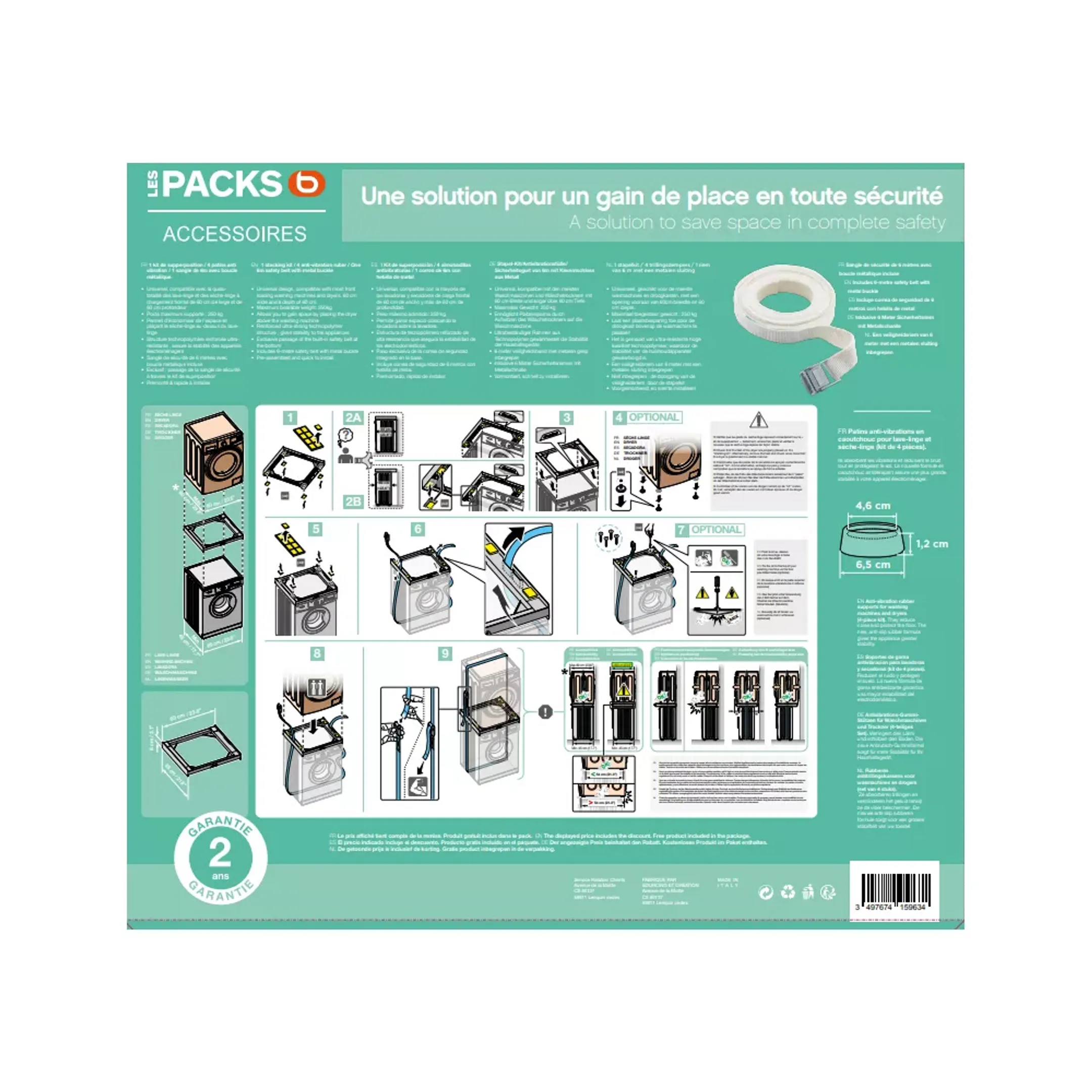 Essentiel-B Kit de superposition + 4 patins 8008458 image