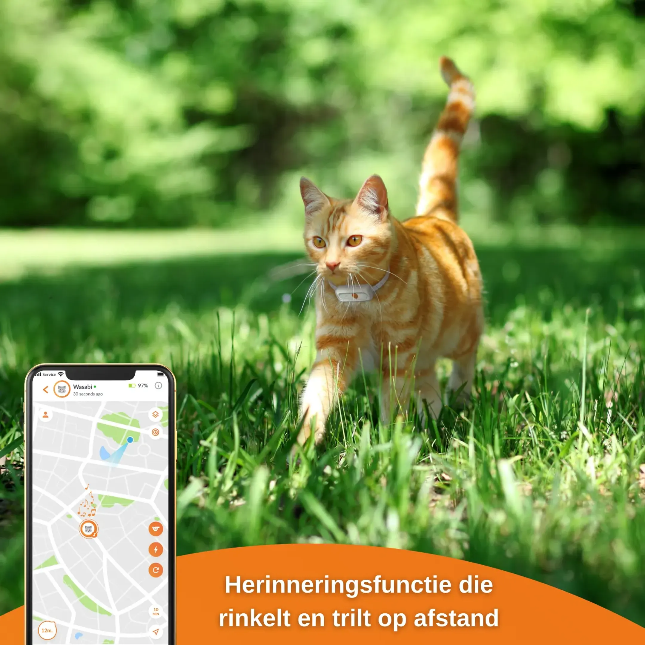 Weenect GPS tracker voor katten - XS Cats - Wit image