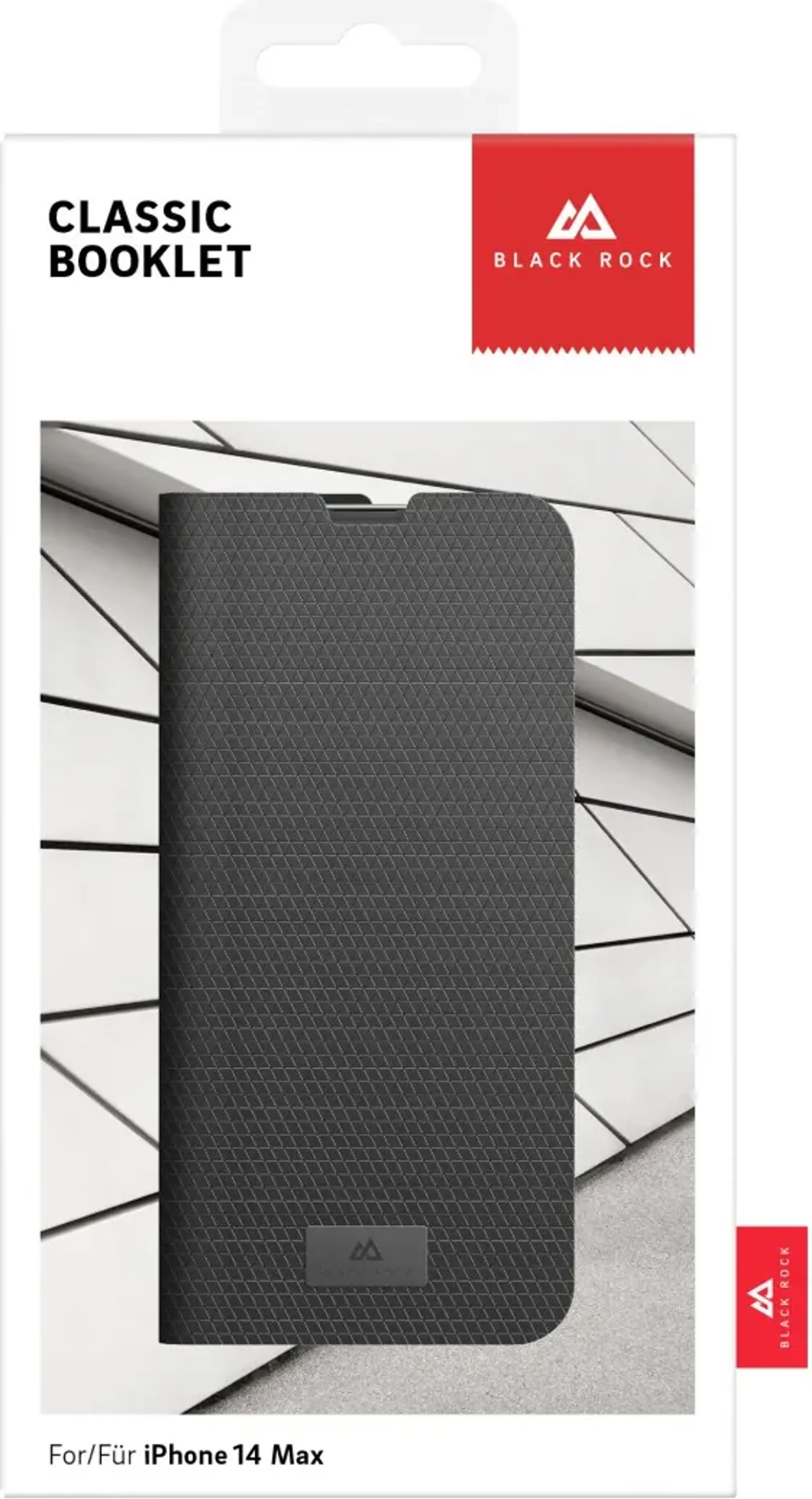 Black Rock Housse Classic Booklet pour iPhone 14 Pro Max - Noir image