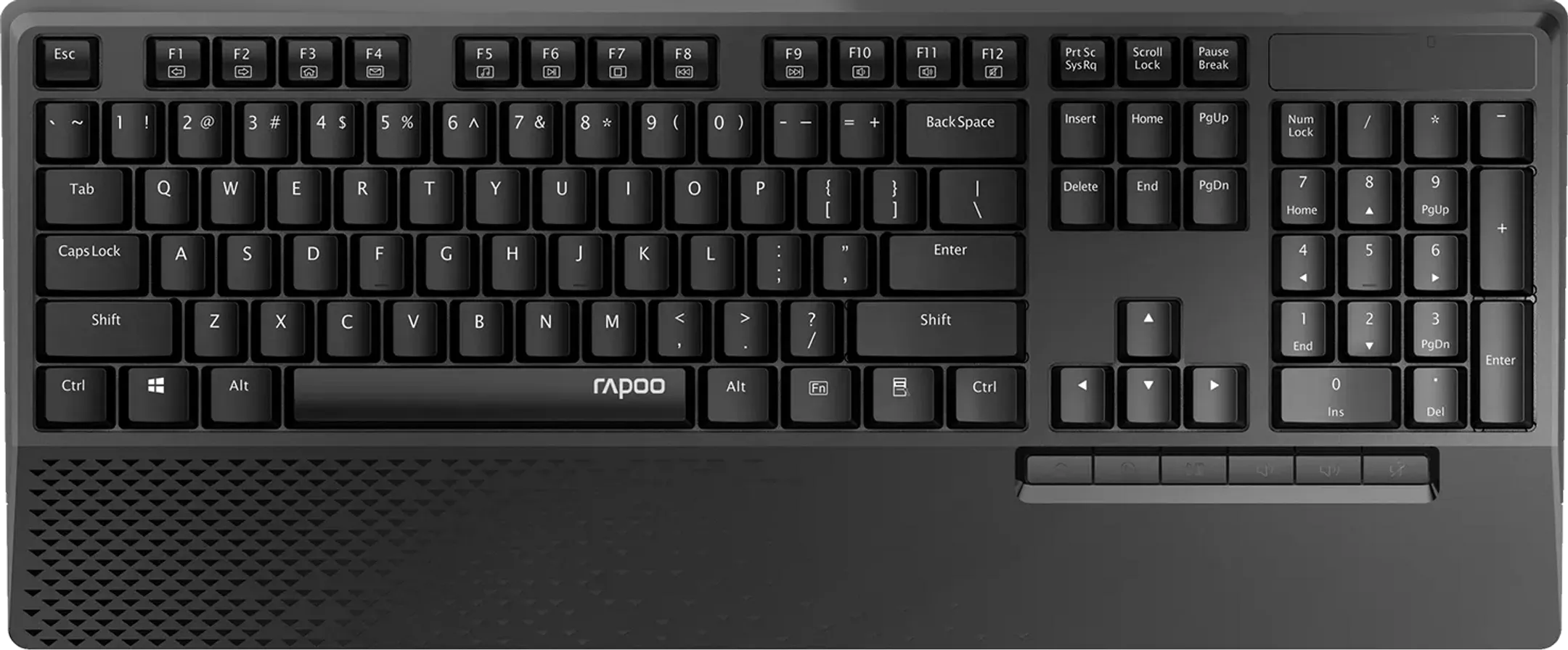 Rapoo Combo draadloos toetsenbord en muis X1960 - Zwart (AZERTY BE) image