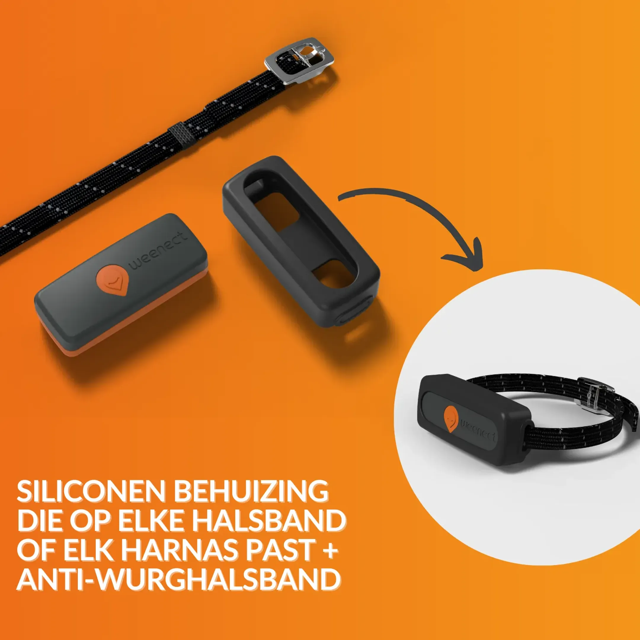 Weenect GPS tracker voor katten - XS Cats - Zwart image