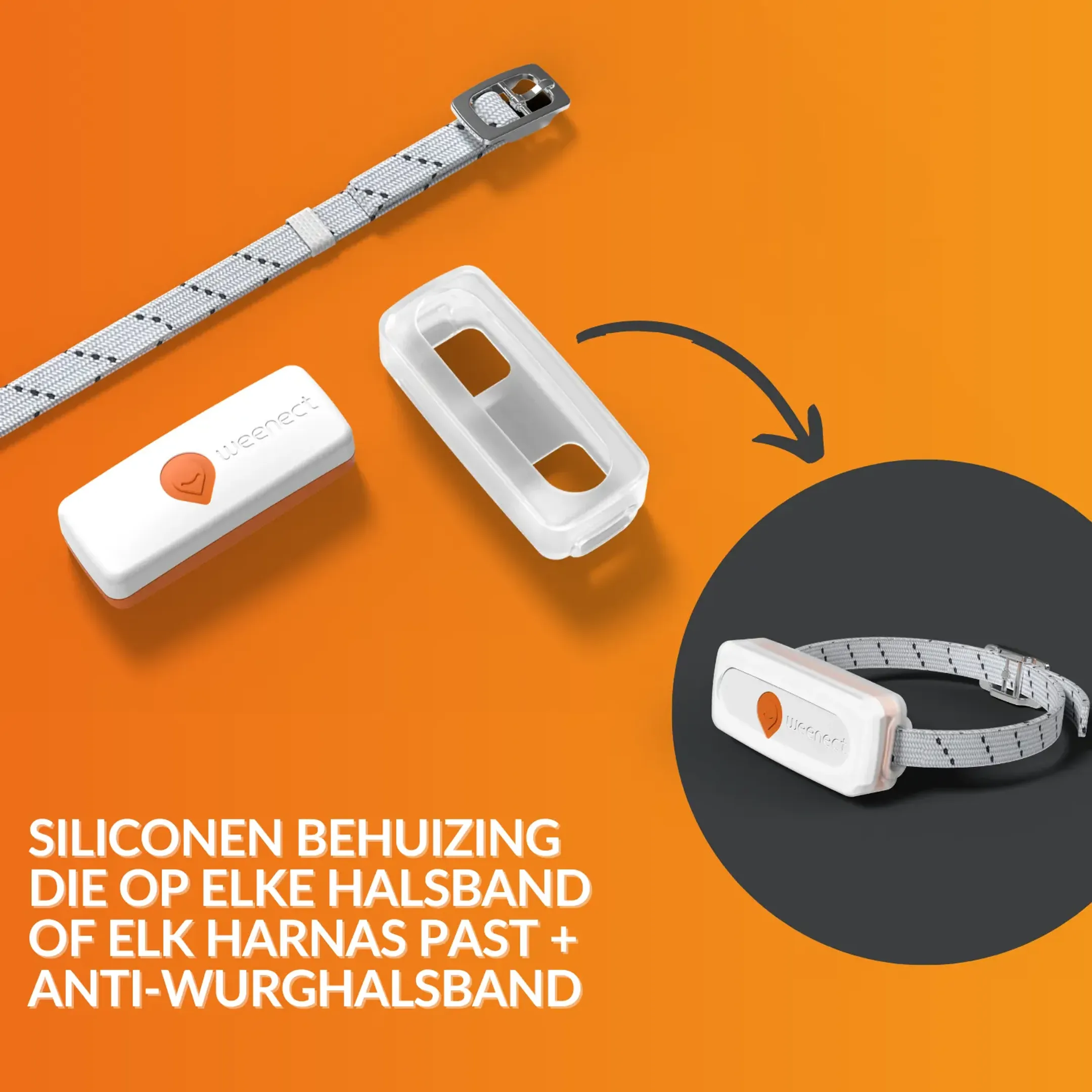 Weenect GPS tracker voor katten - XS Cats - Wit image