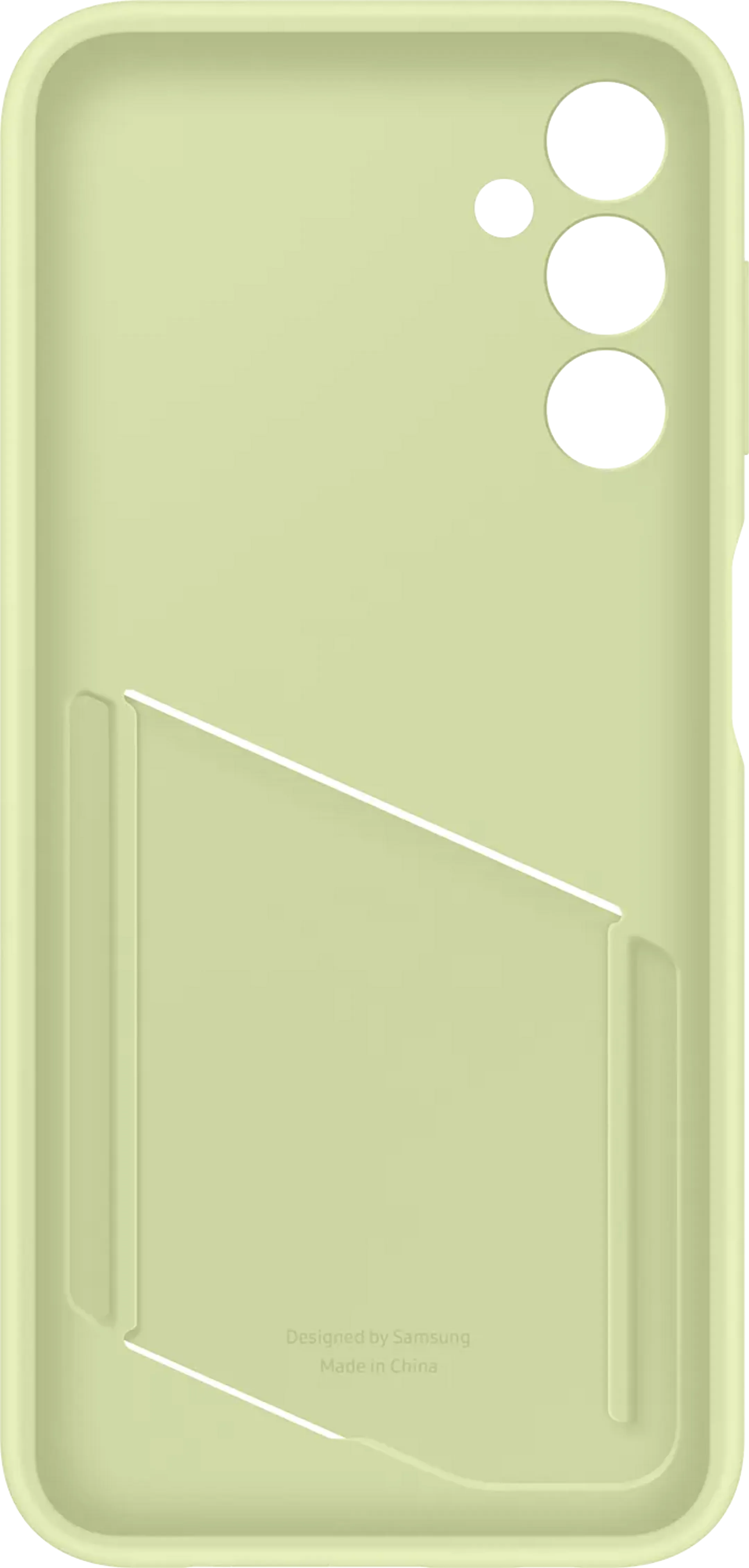 Samsung Backcover met kaarthouder voor Galaxy A14 (5G) - Groen image