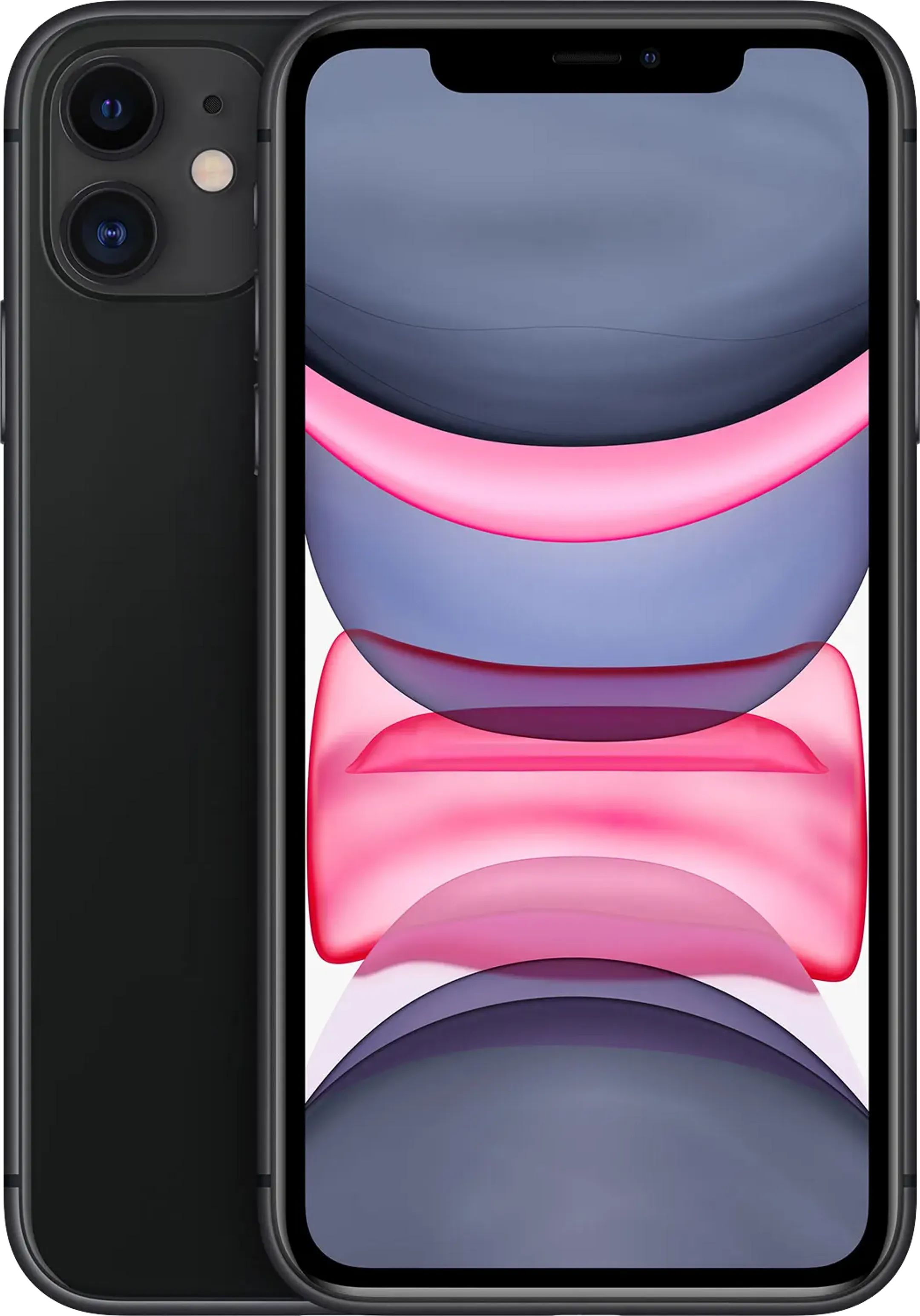 iPhone 11 64 GB Zwart - Refurbished grade A+