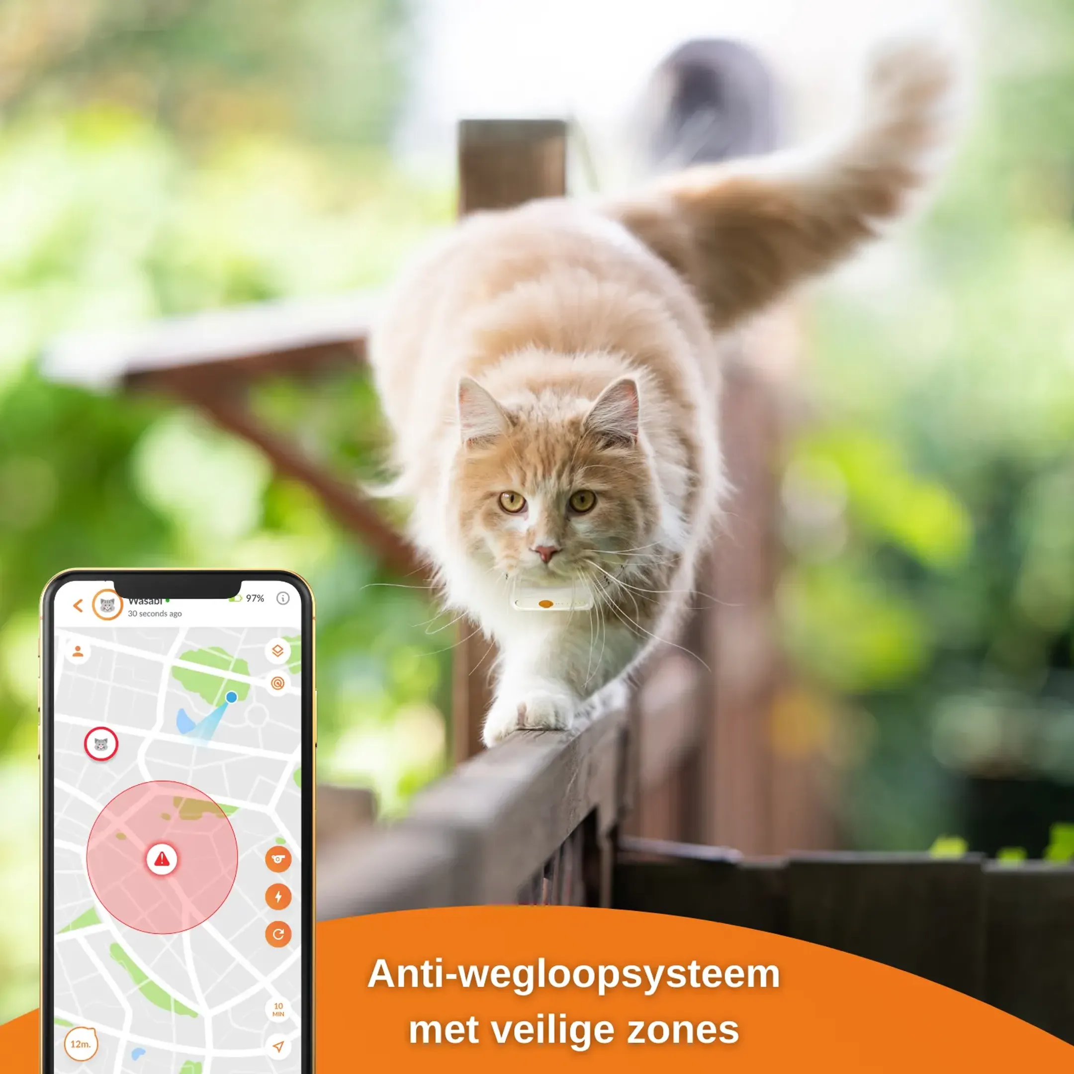 Weenect GPS tracker voor katten - XS Cats - Wit image