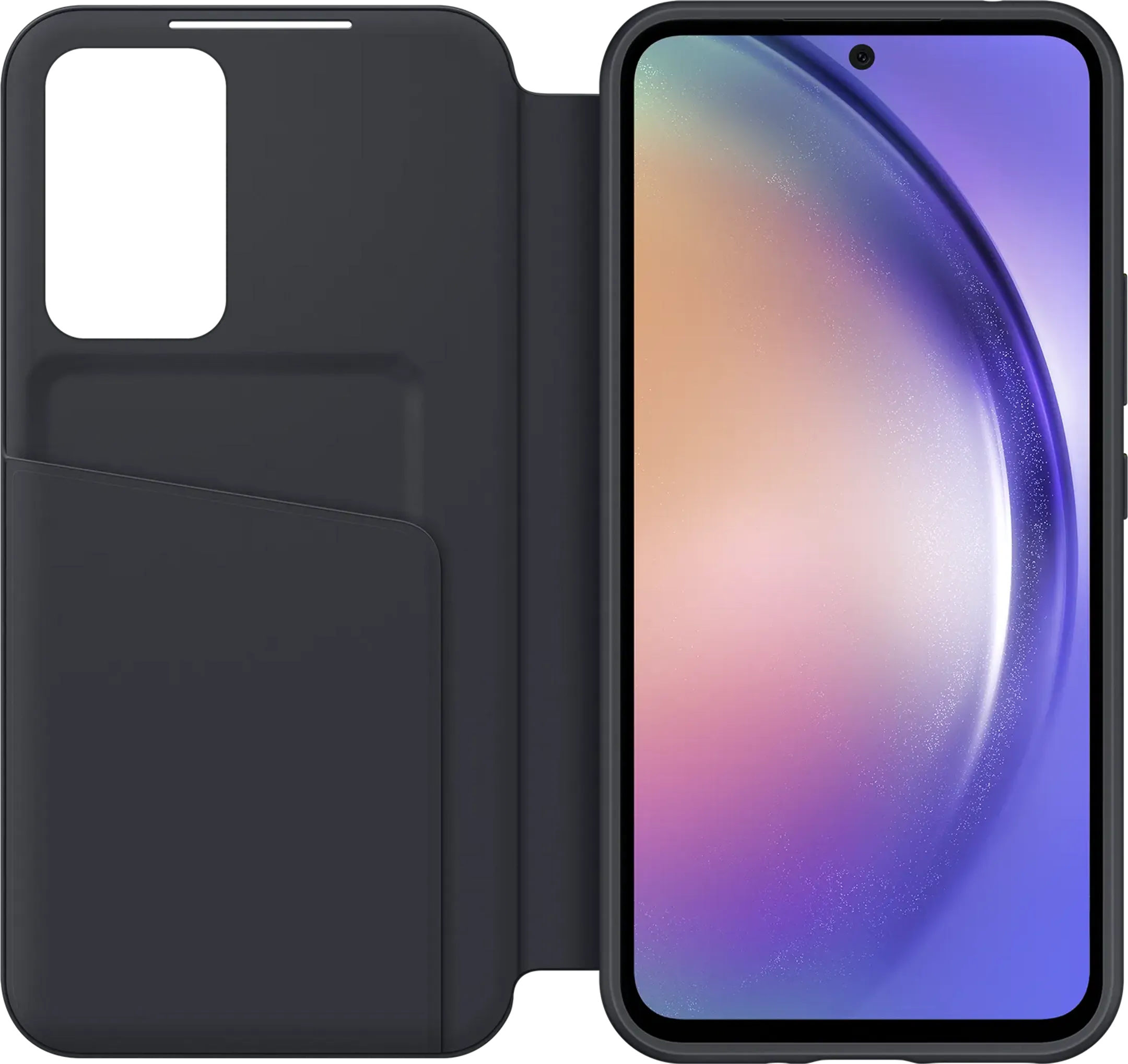 Smart View Wallet Case pour Galaxy A54 - Noir
