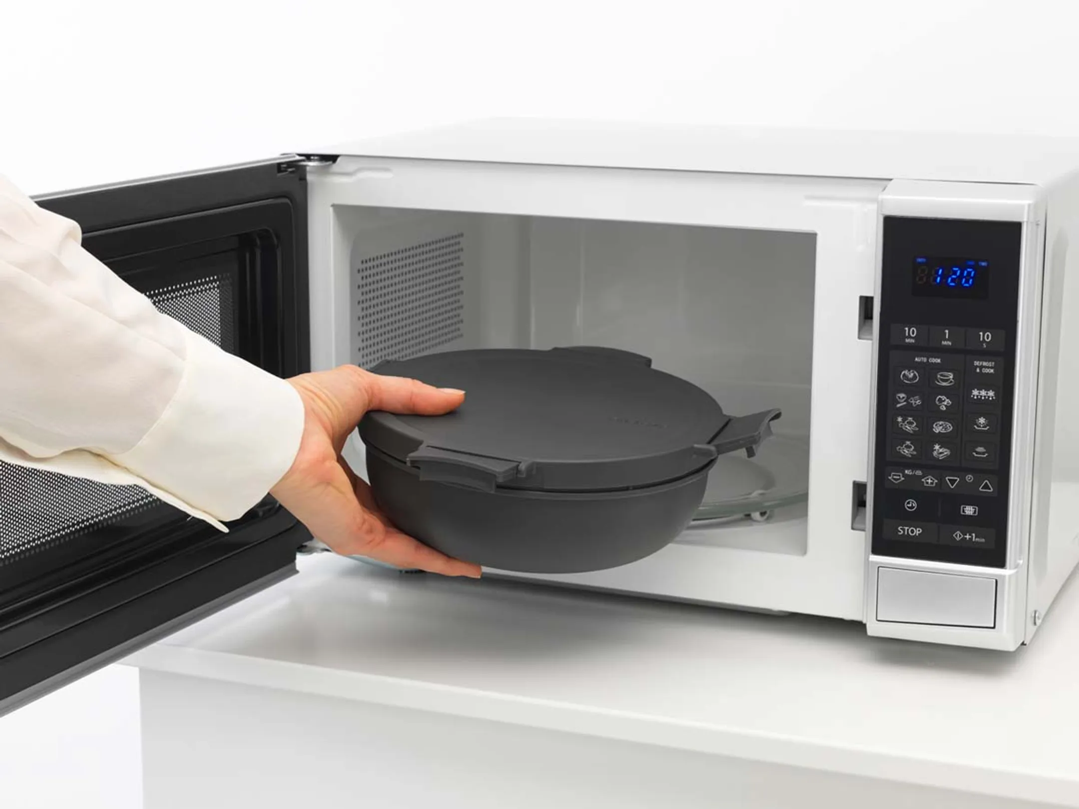 Brabantia Make & Take salade lunchkom 1,3 liter - Dark Grey image