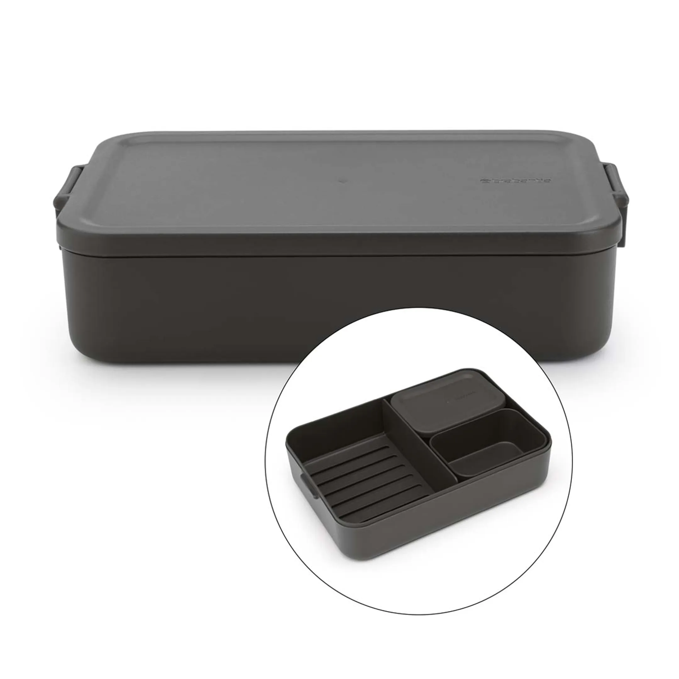 Brabantia Make & Take Bento lunchbox large - Dark Grey image