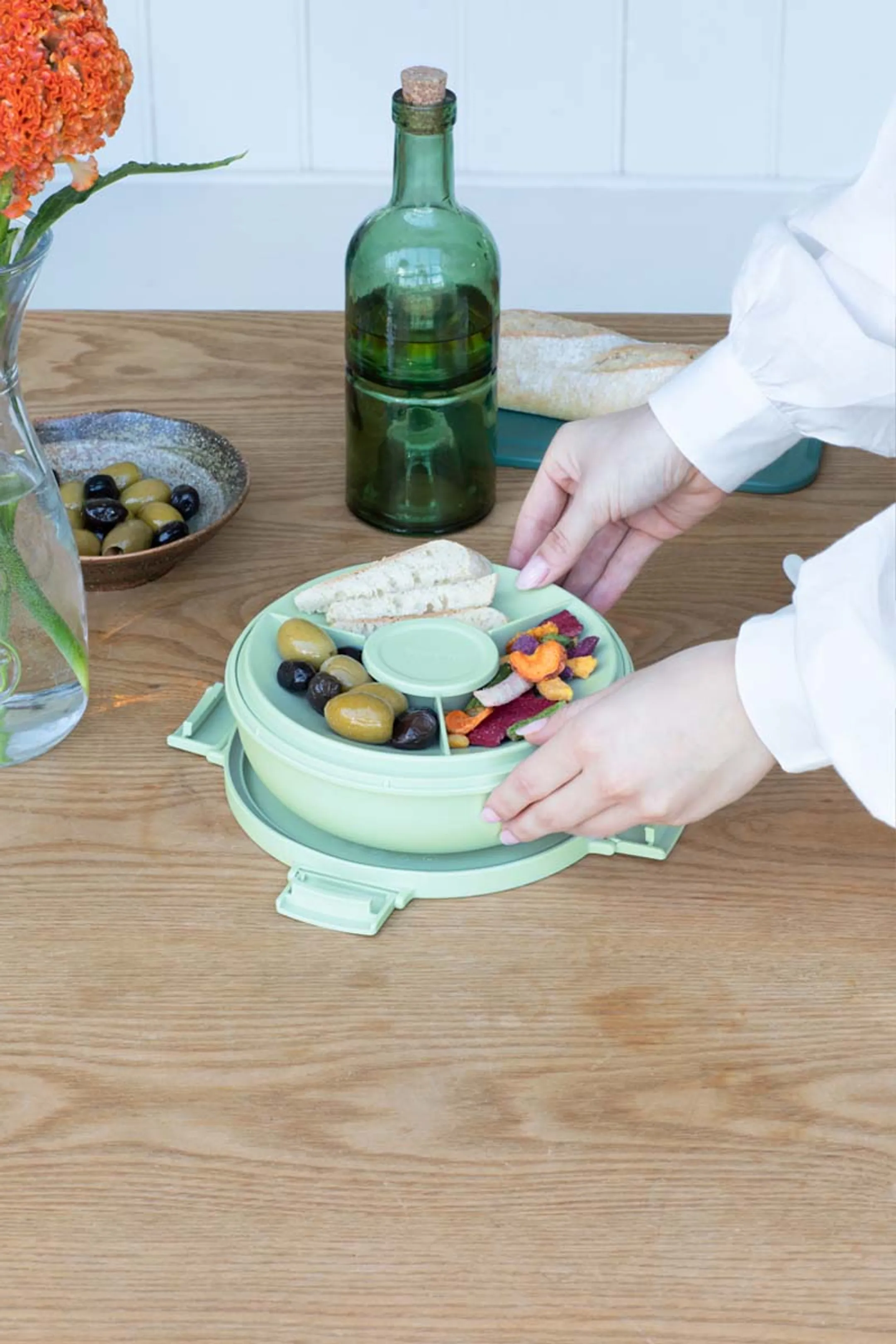 Brabantia Make & Take bol à salade 1,3 litre - Jade Green image