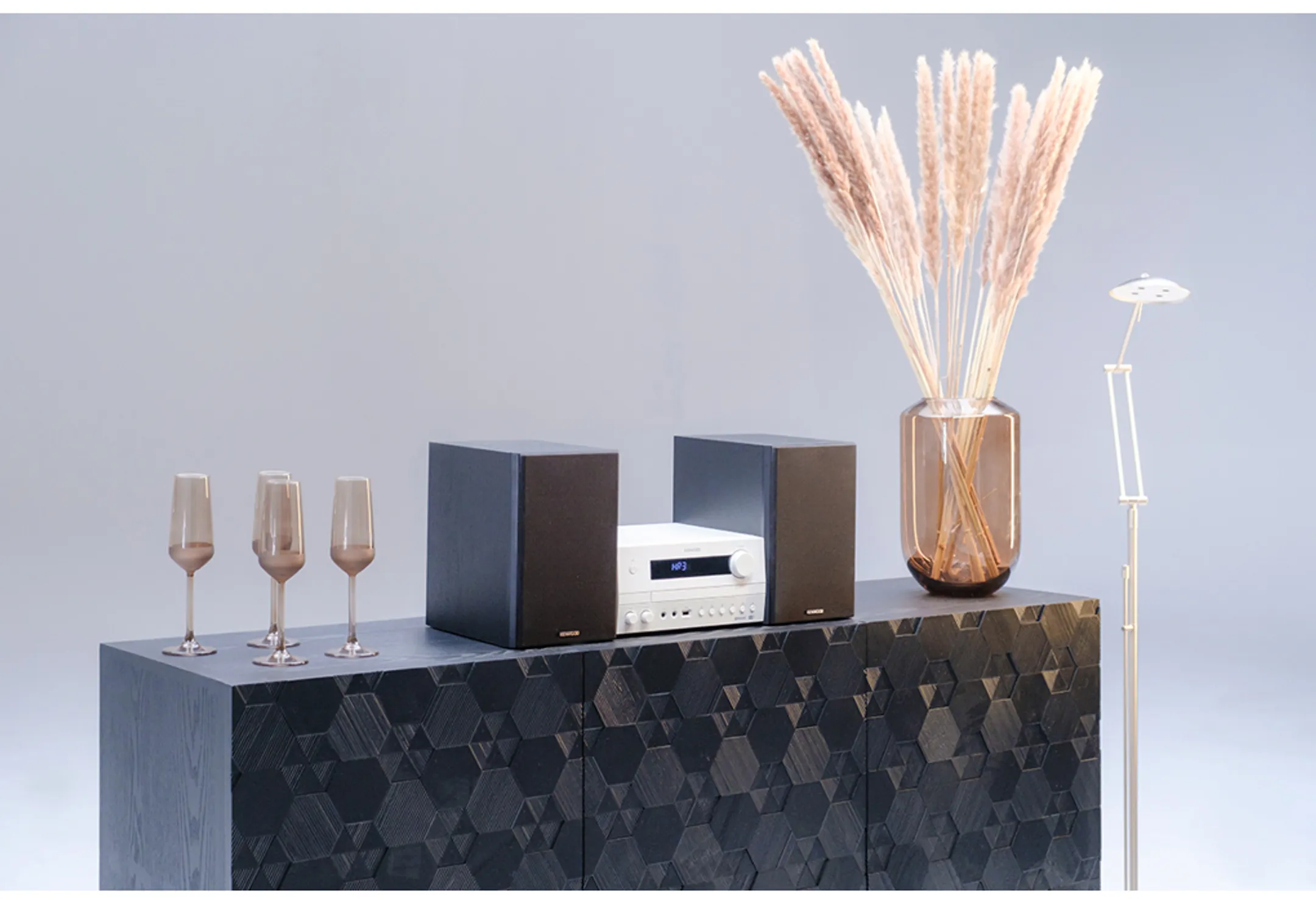 Kenwood Chaîne Hi-Fi micro M-822DAB - Blanc image