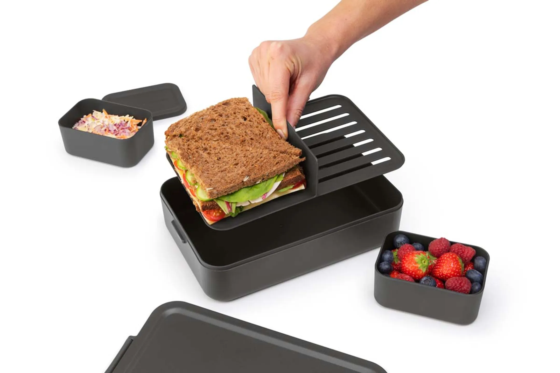 Brabantia Make & Take Bento lunchbox large - Dark Grey image