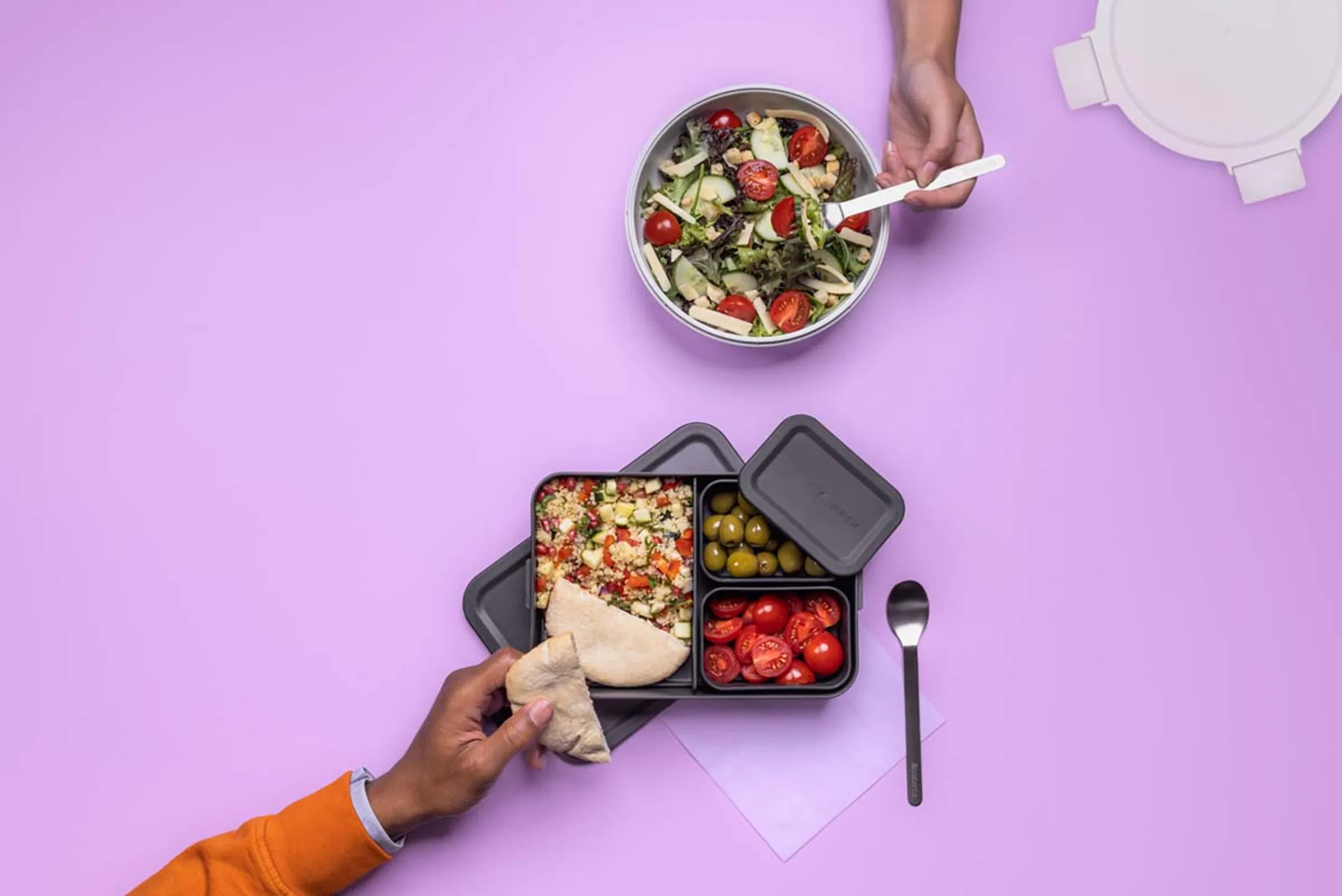 Brabantia Make & Take Bento lunchbox large - Dark Grey image