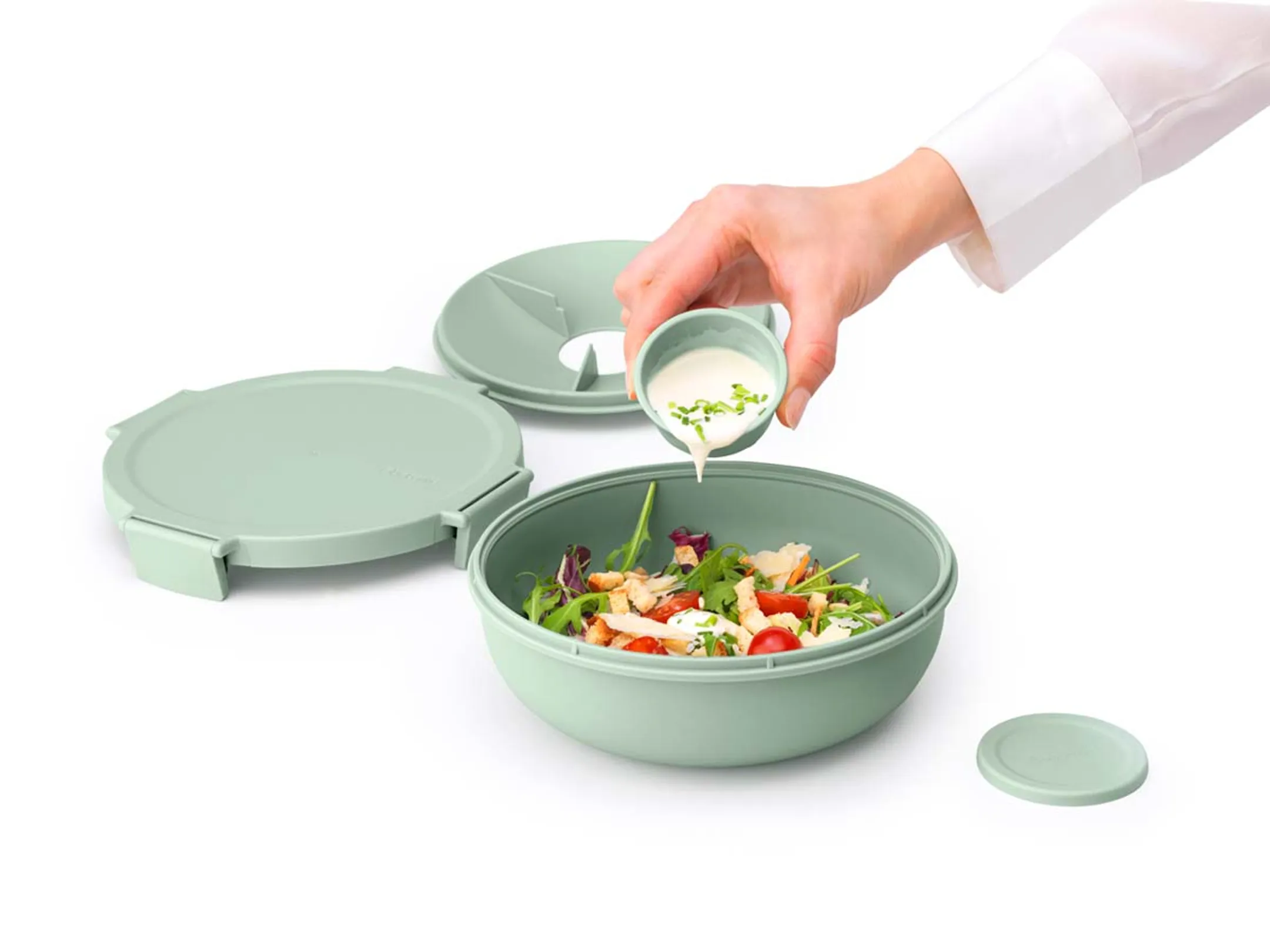 Brabantia Make & Take bol à salade 1,3 litre - Jade Green image