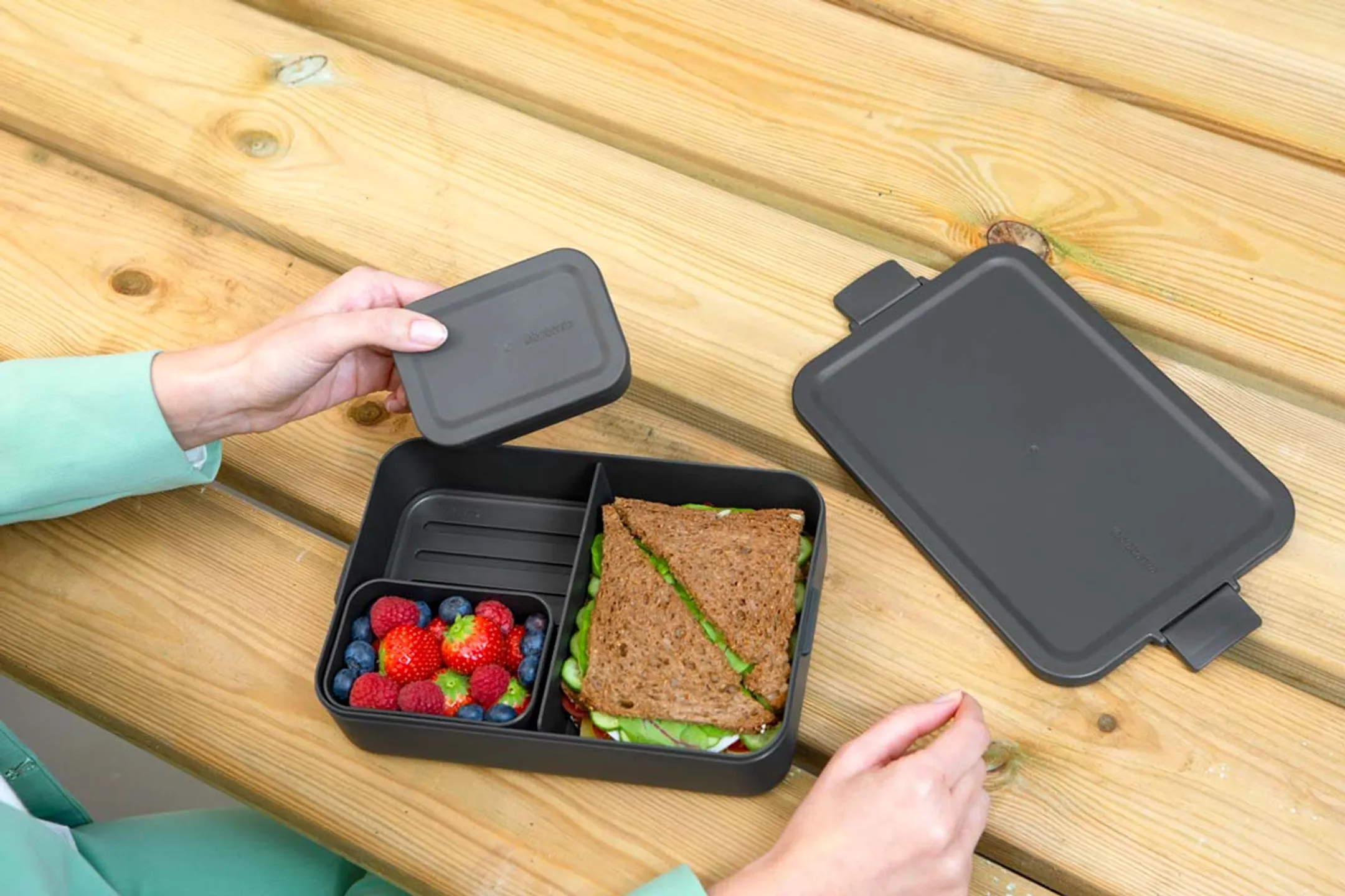 Brabantia Make & Take Bento lunchbox large - Dark Grey image
