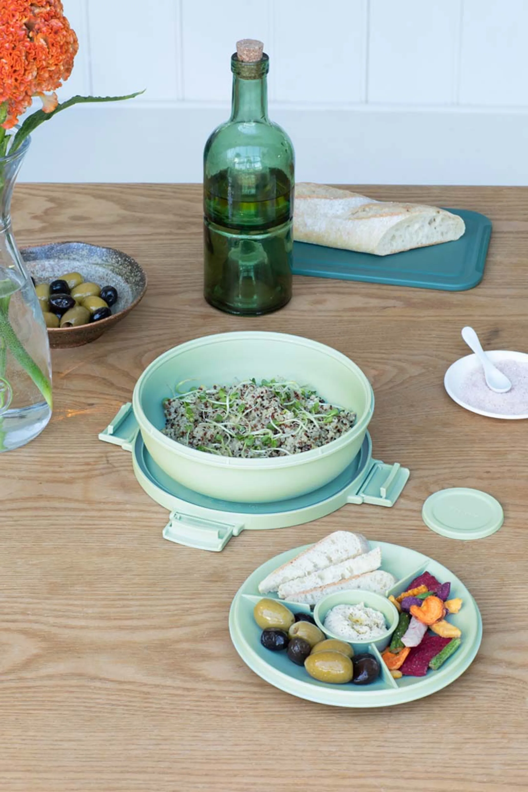 Brabantia Make & Take bol à salade 1,3 litre - Jade Green image