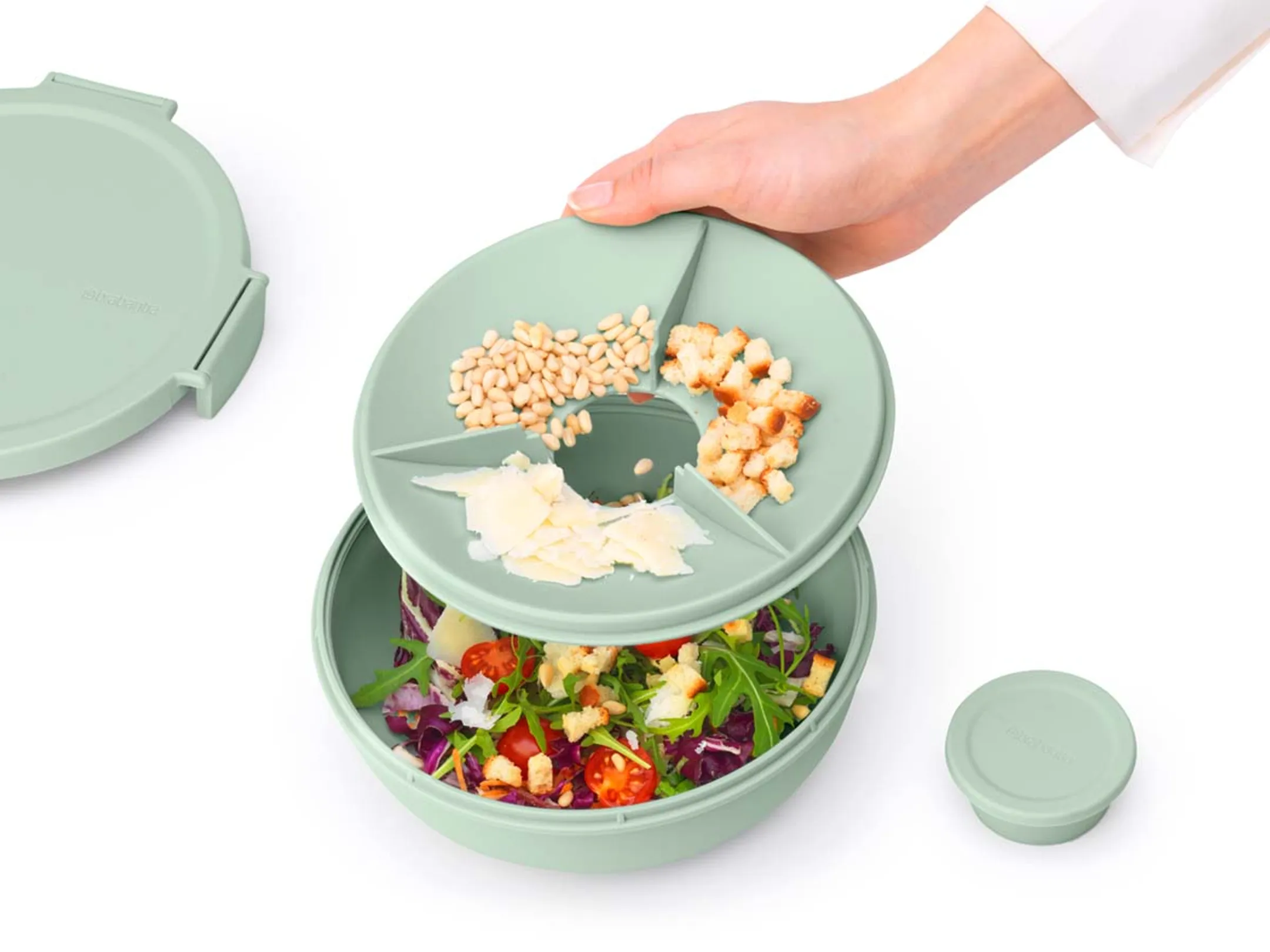 Brabantia Make & Take bol à salade 1,3 litre - Jade Green image