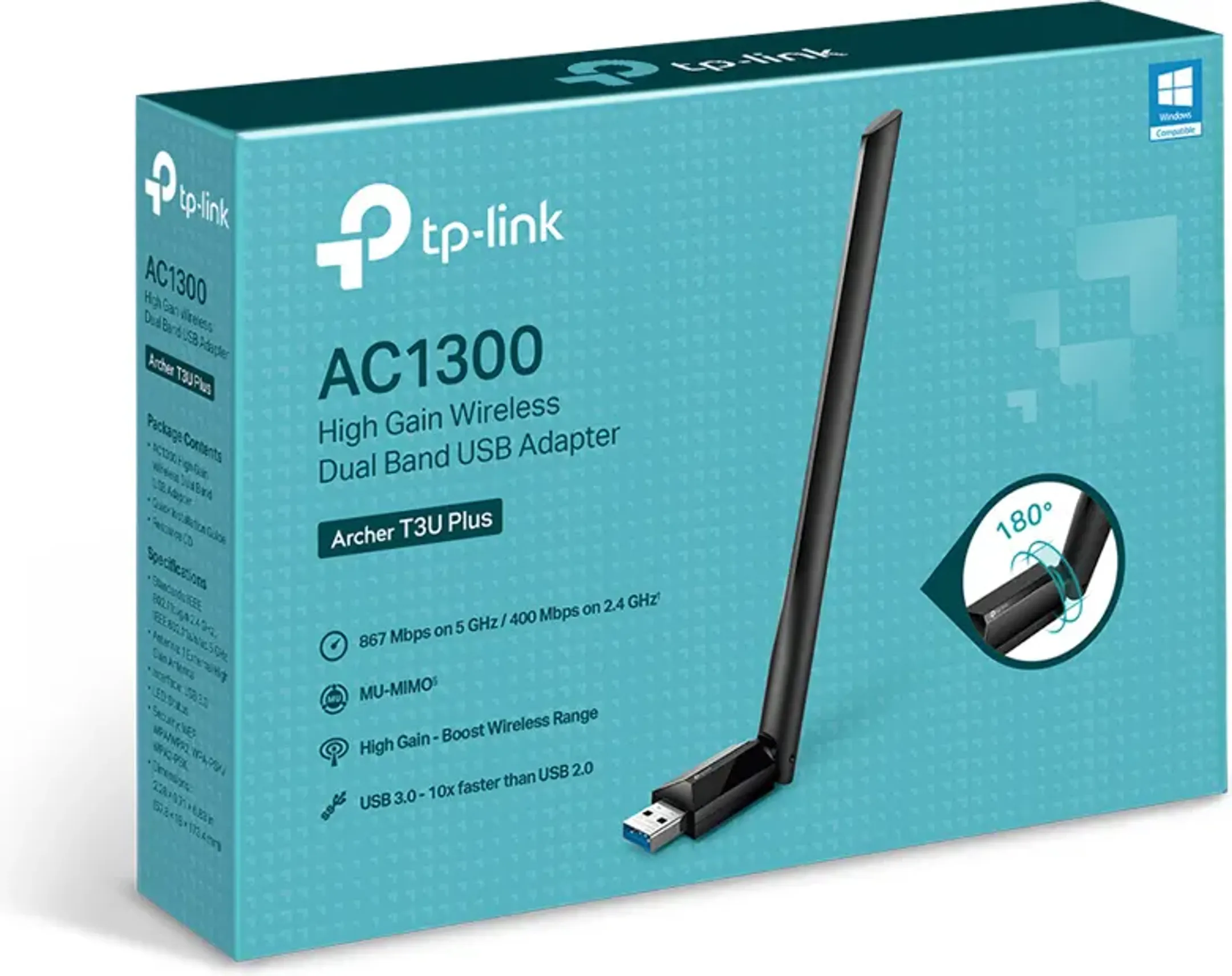 TP Link Adaptateur USB AC1300 Dual-band Archer T3U Plus image