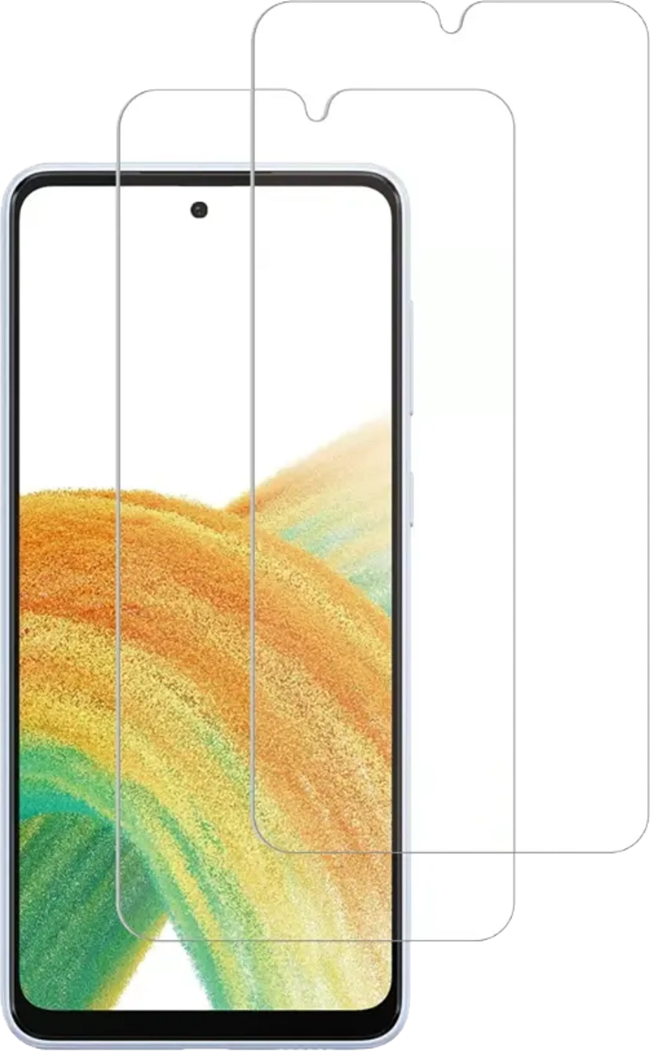 Screenprotector voor Galaxy A34 - 2 stuks