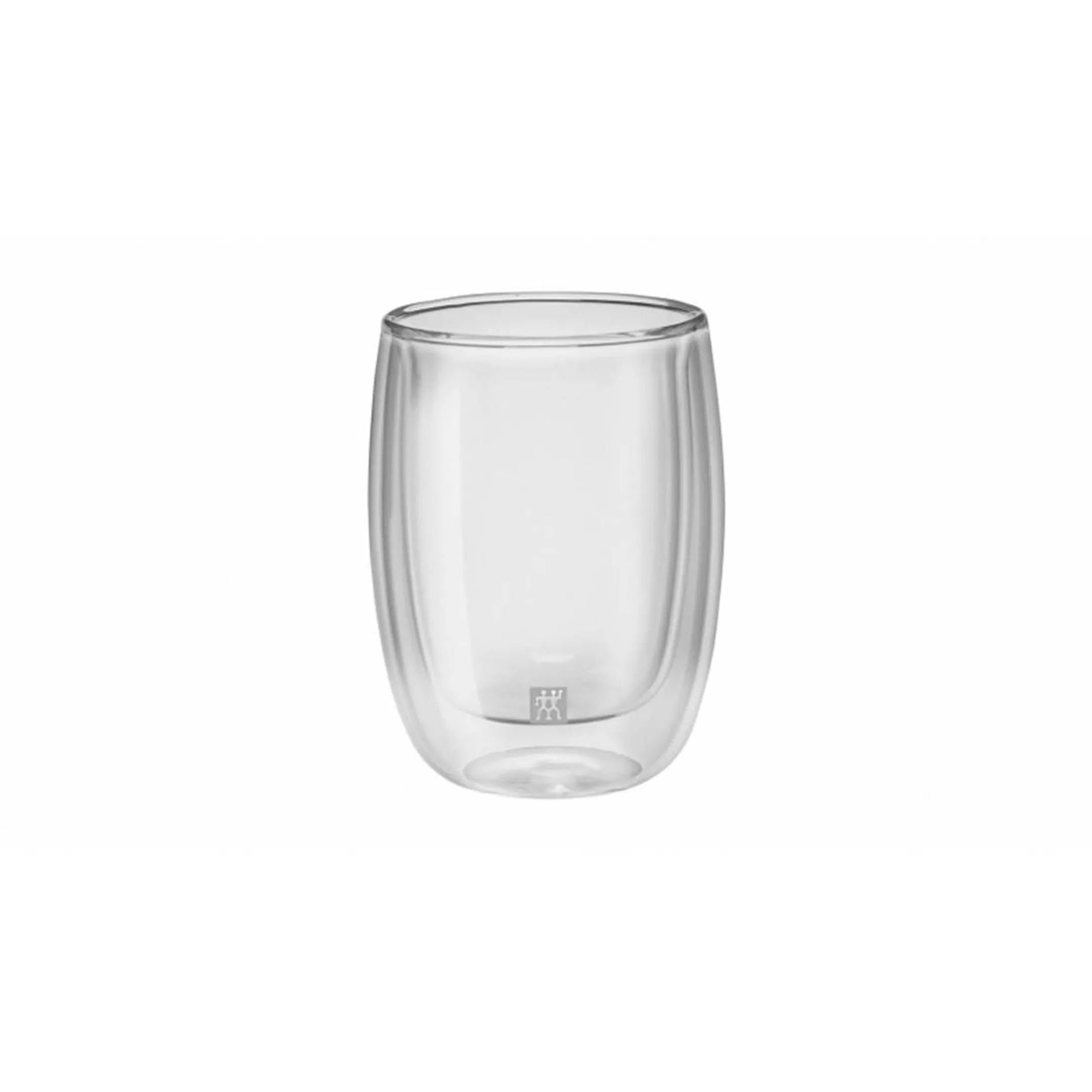 Dubbelwandig koffieglas 20cl - 2st