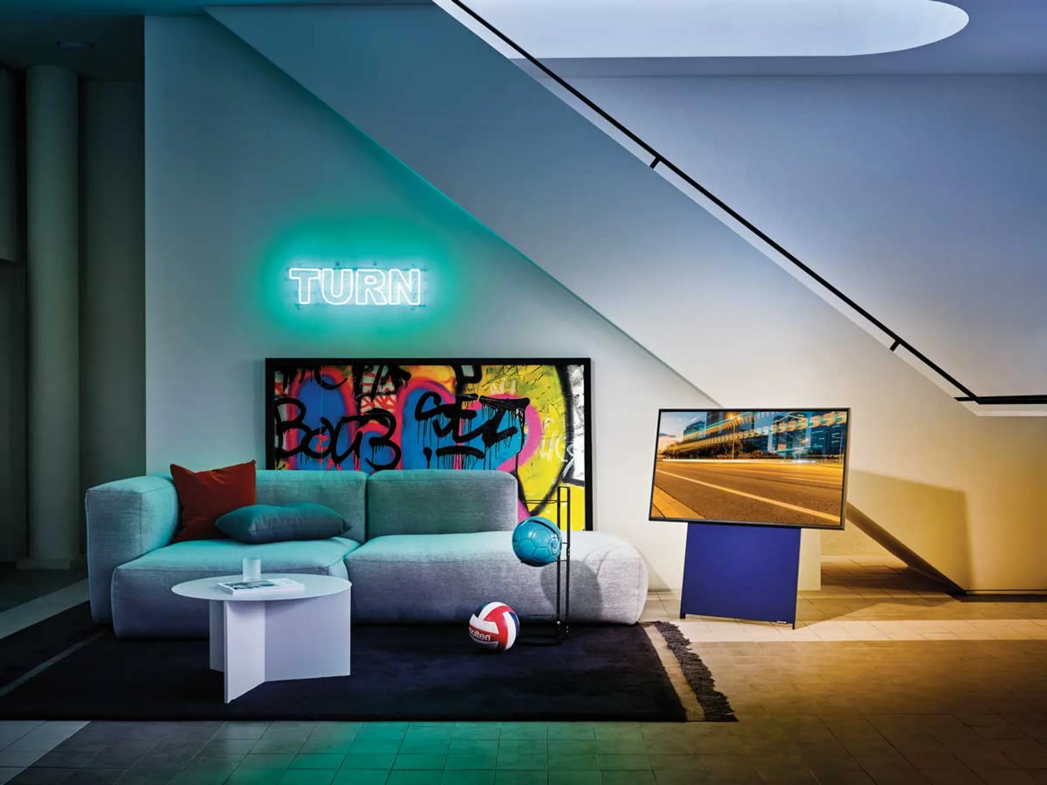 Samsung TV QLED The Sero 4K QE43LS05BG (2023) - 43 pouces image