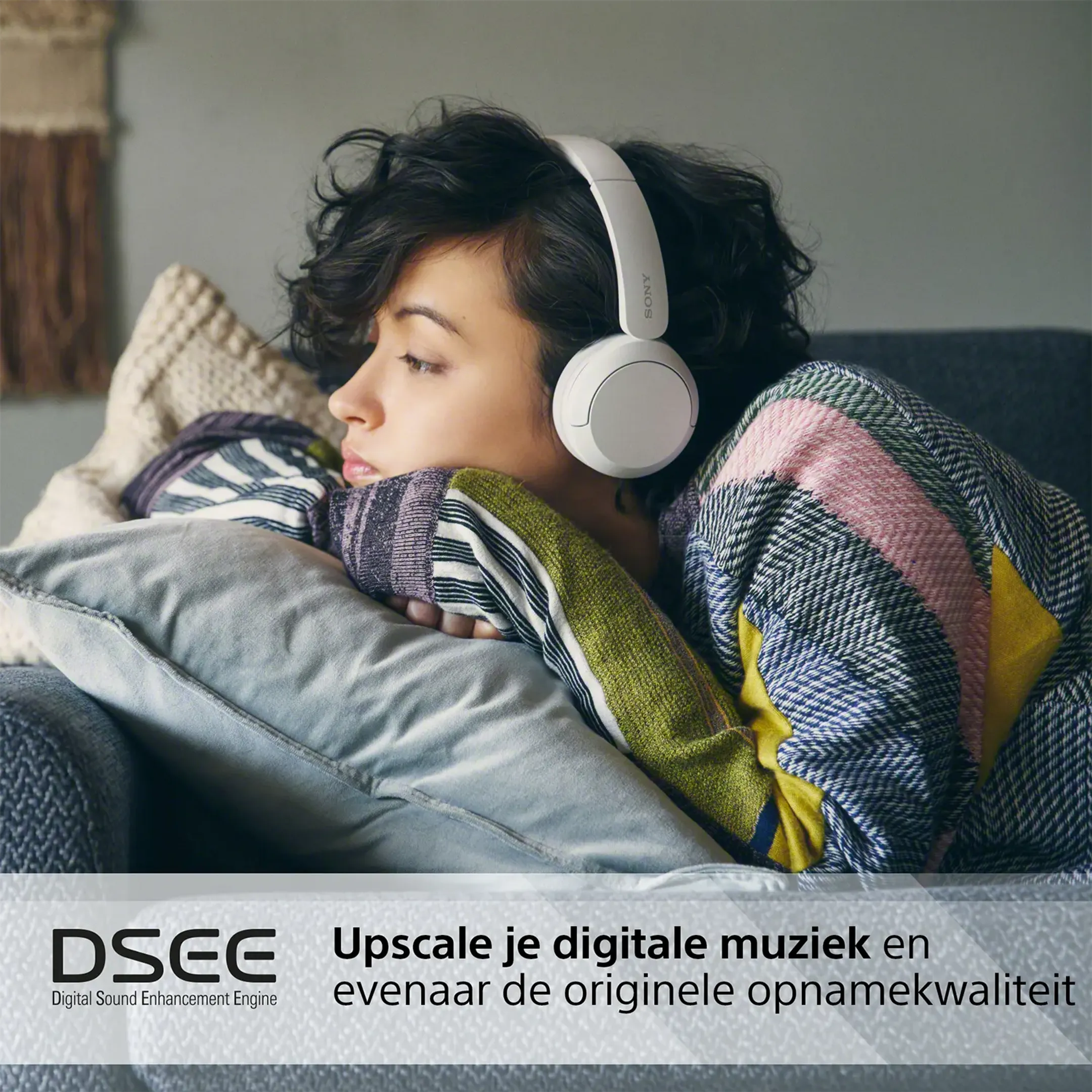 Sony WH-CH520 koptelefoon - Wit image