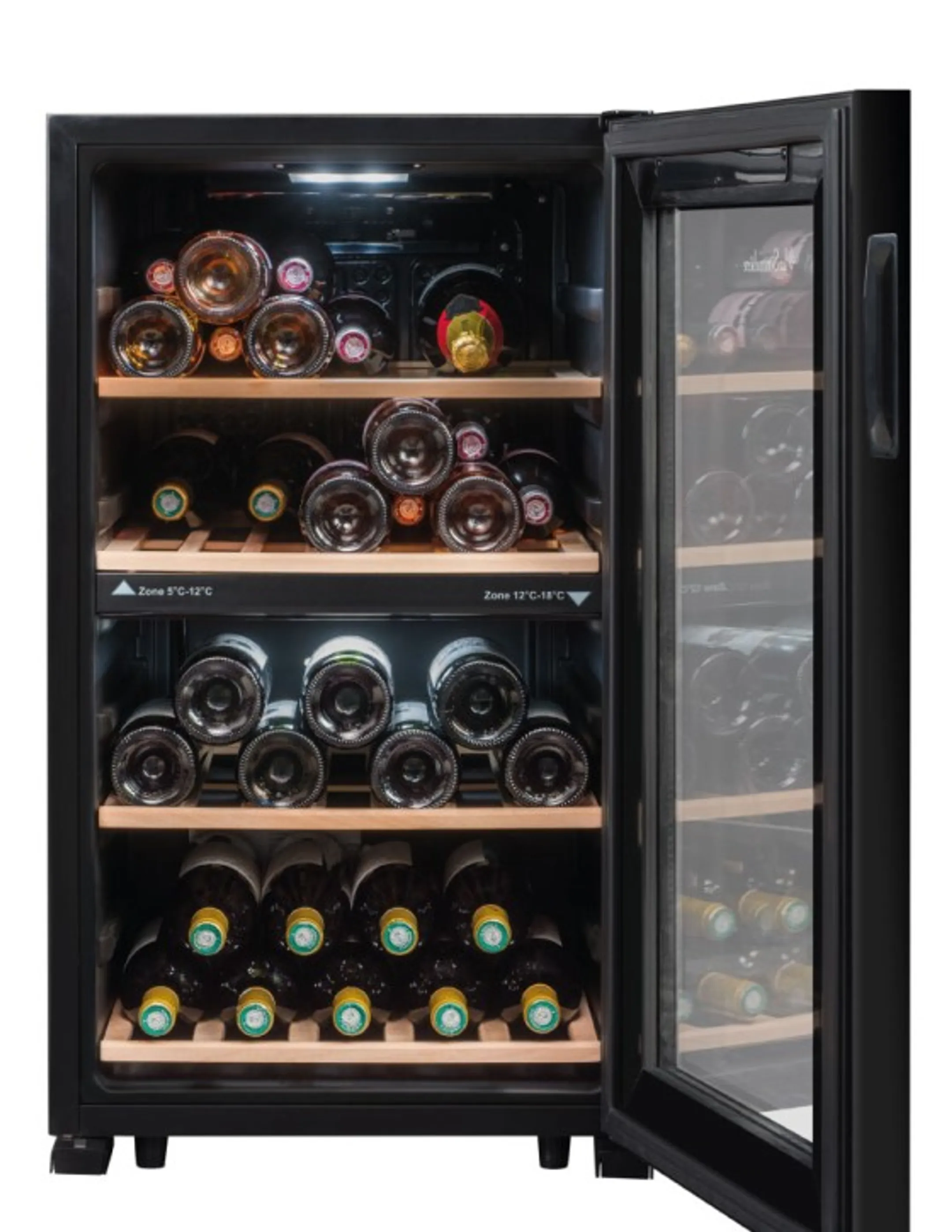 La Sommelière Wijnklimaatkast LS512ZBLACK dual zone image