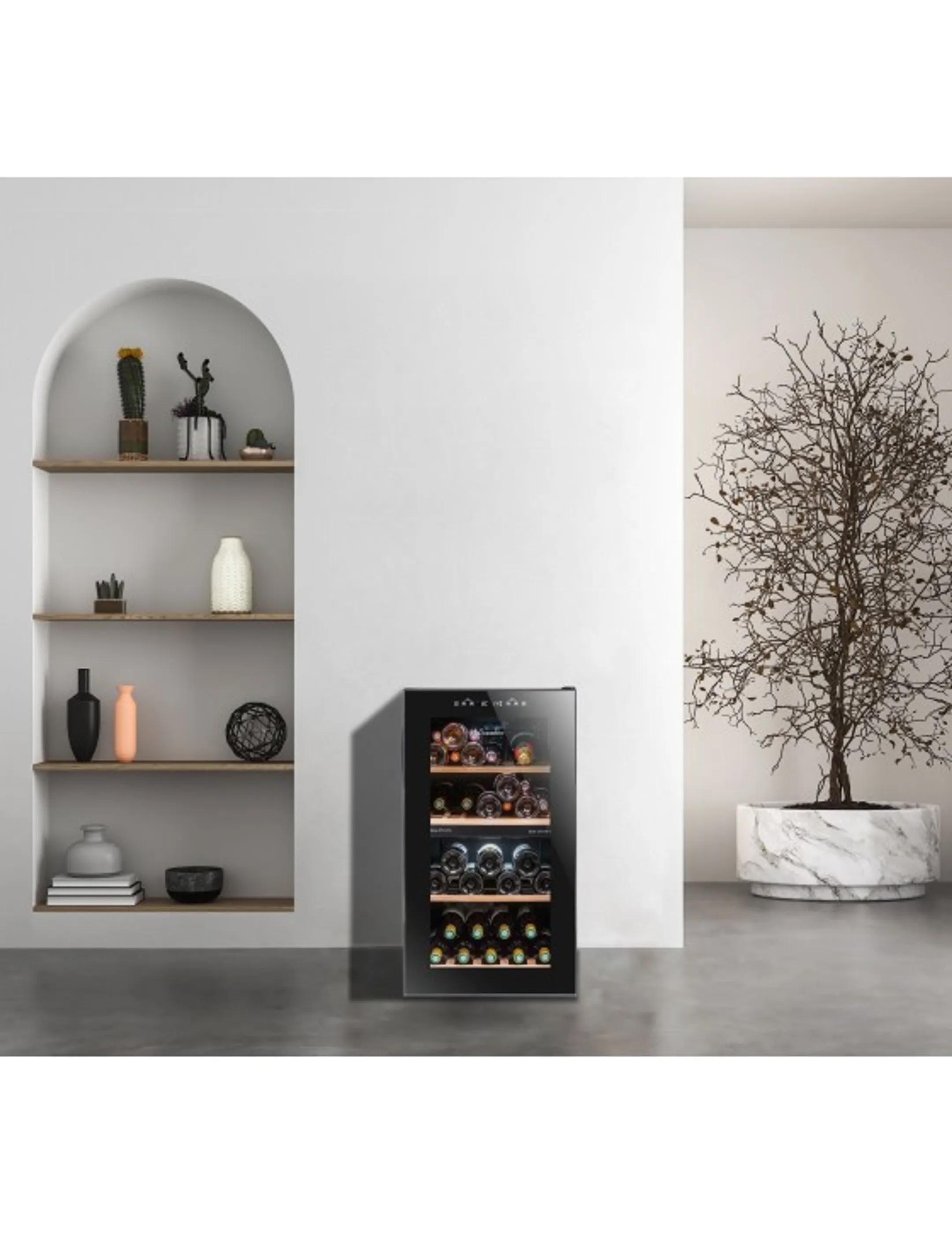 La Sommelière Wijnklimaatkast LS512ZBLACK dual zone image