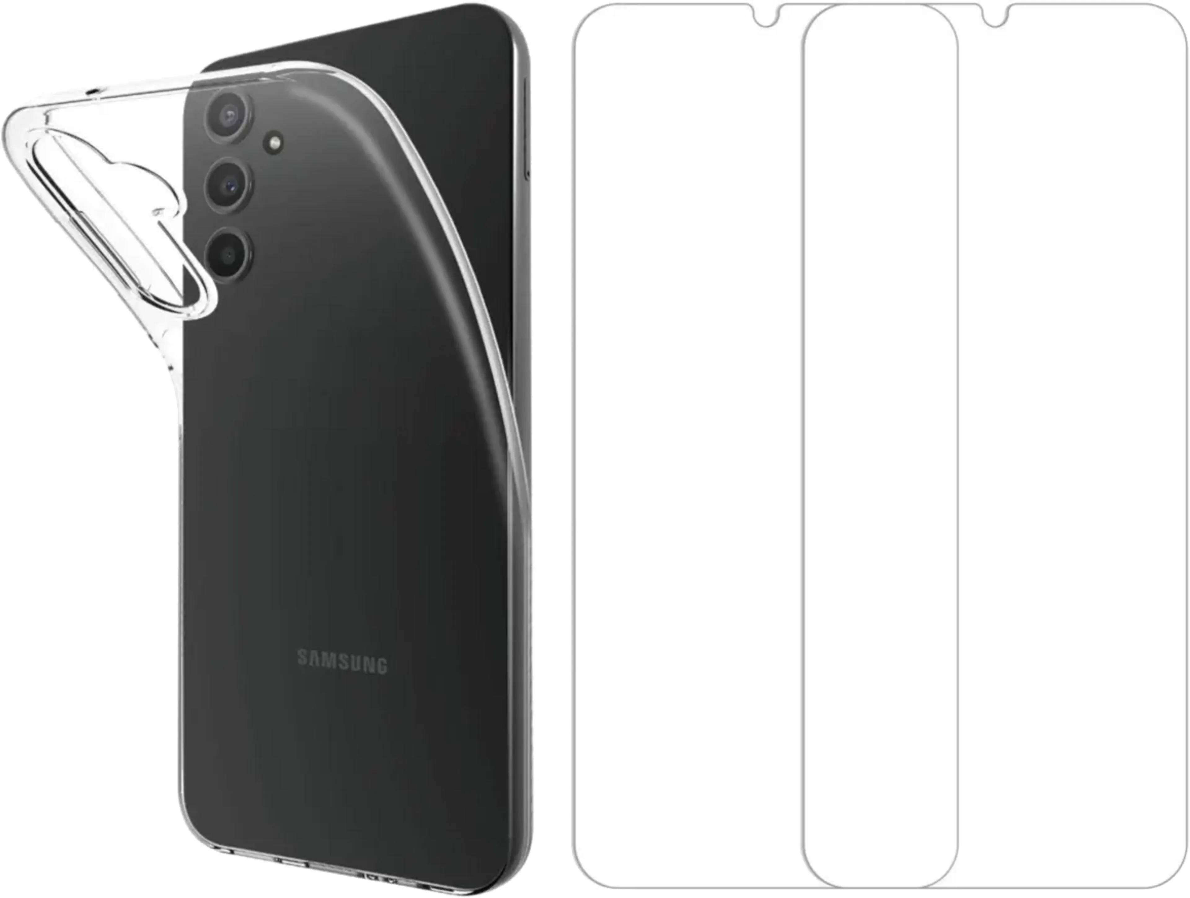 Essentiel-B Backcover + 2 screenprotectors voor Galaxy A14 (5G) image