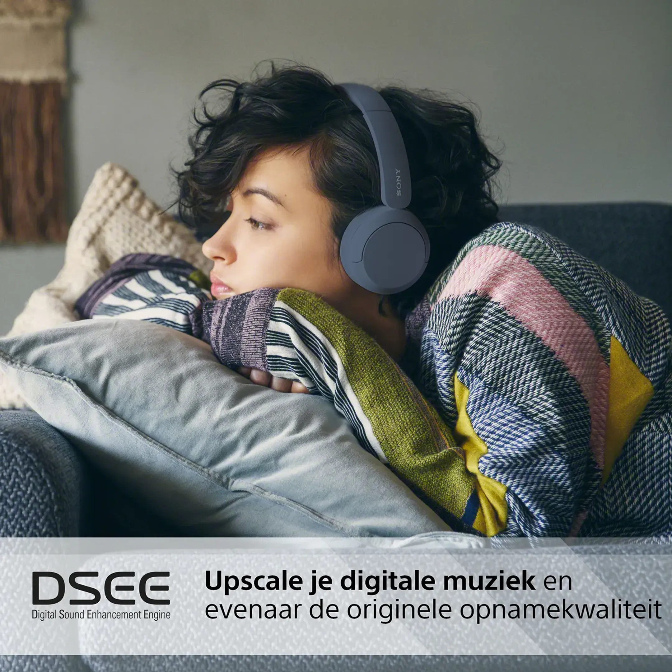 Sony WH-CH520 koptelefoon - Blauw image