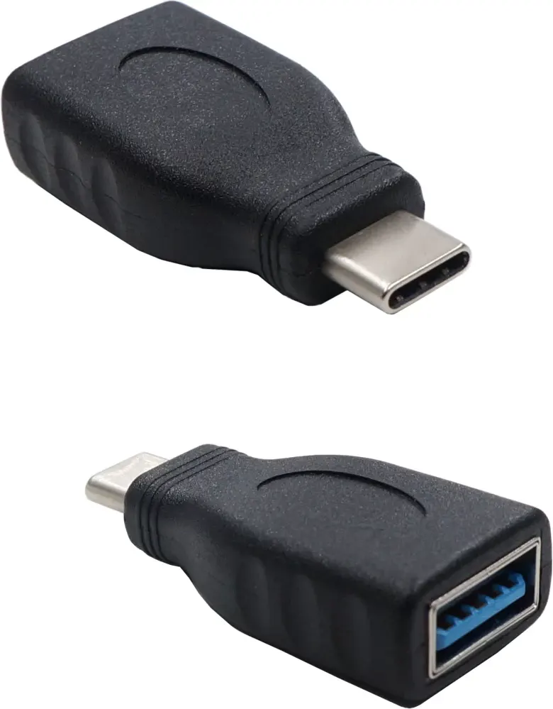Universele USB-C naar USB-A Adapter On The Go Converter Grijs