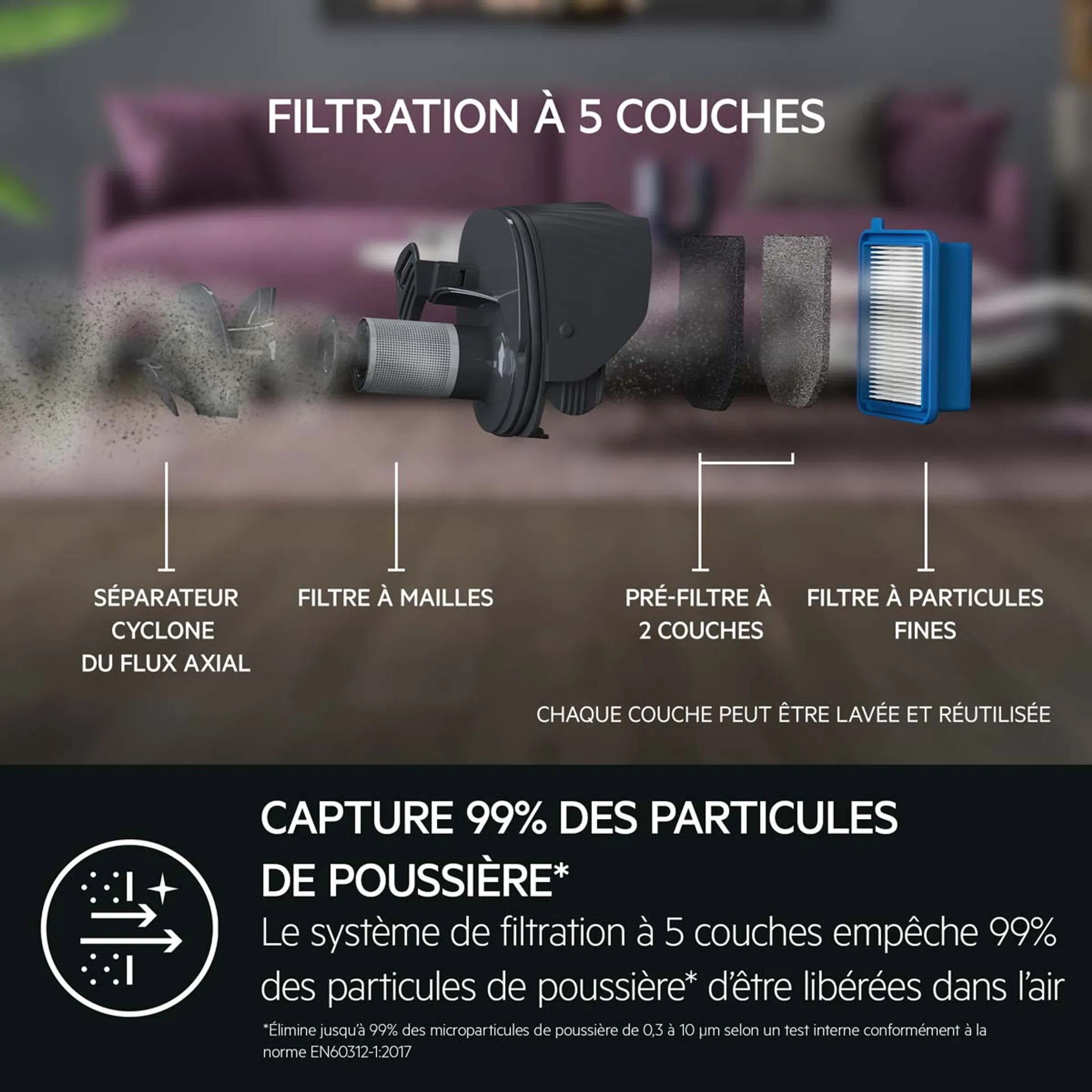 AEG Aspirateur balai Clean 5000 AS52CB18DB image