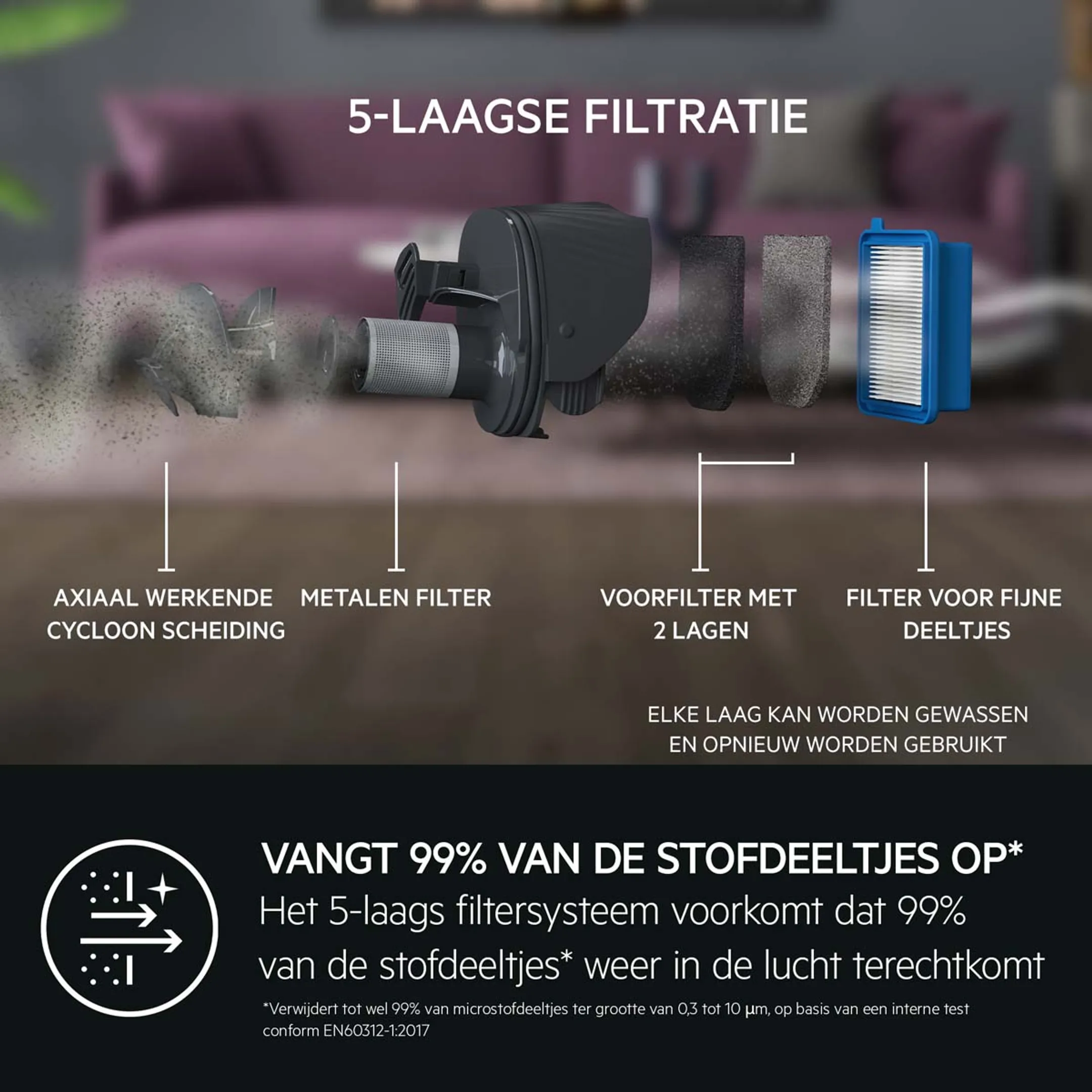 AEG Steelstofzuiger Clean 5000 AS52CB18DB image