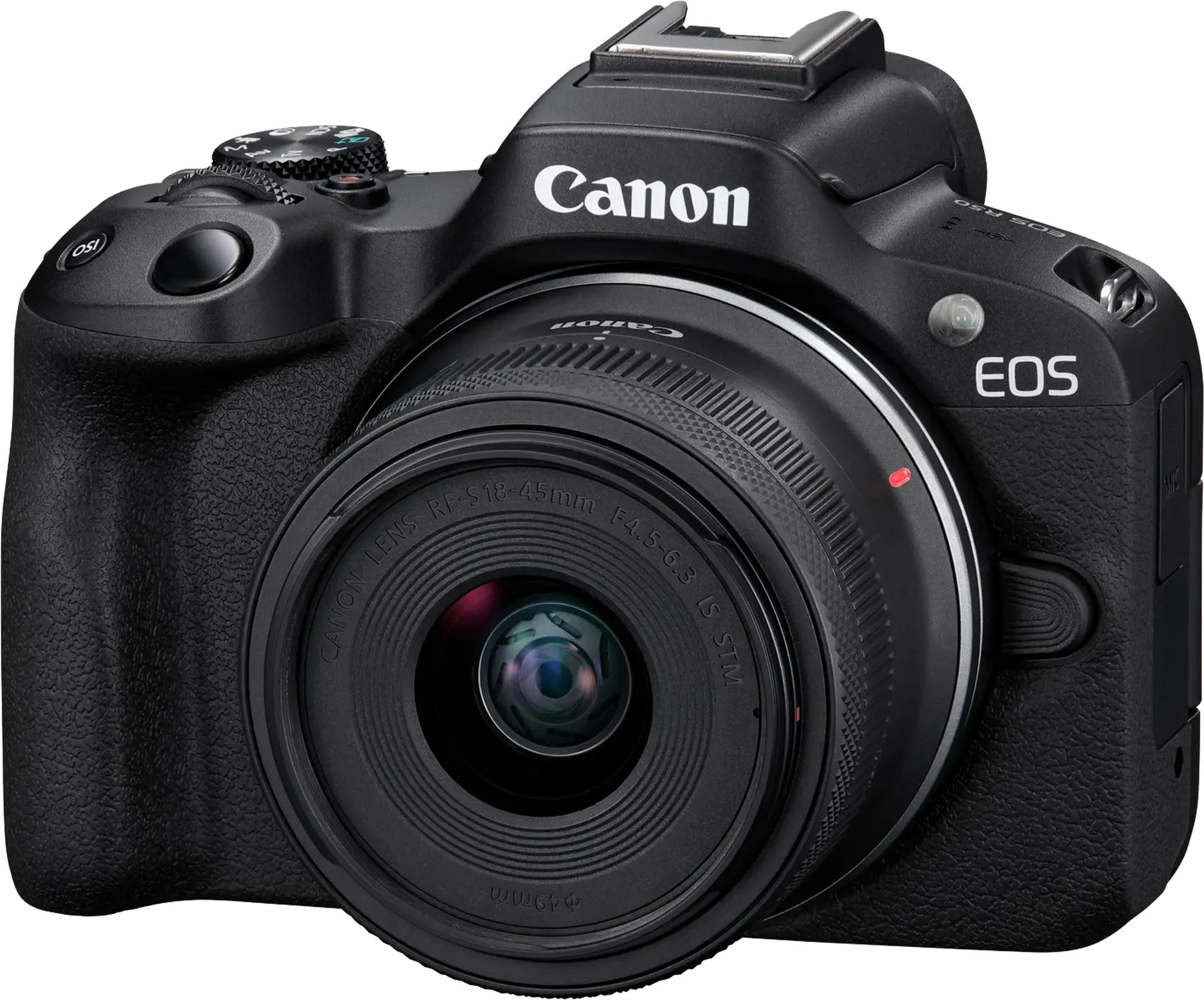 Appareil photo hybride EOS R50 - Noir + objectif RF-S 18-45 mm f/4.5-6.3 IS STM