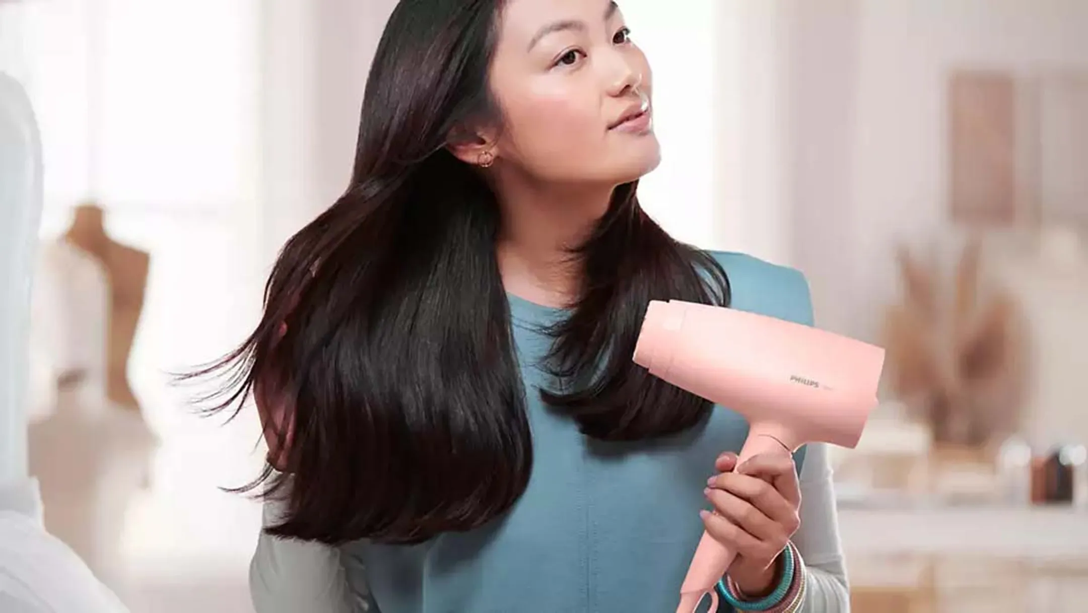 Philips Kit de coiffure BHP398/00 Sèche-cheveux + Lisseur image