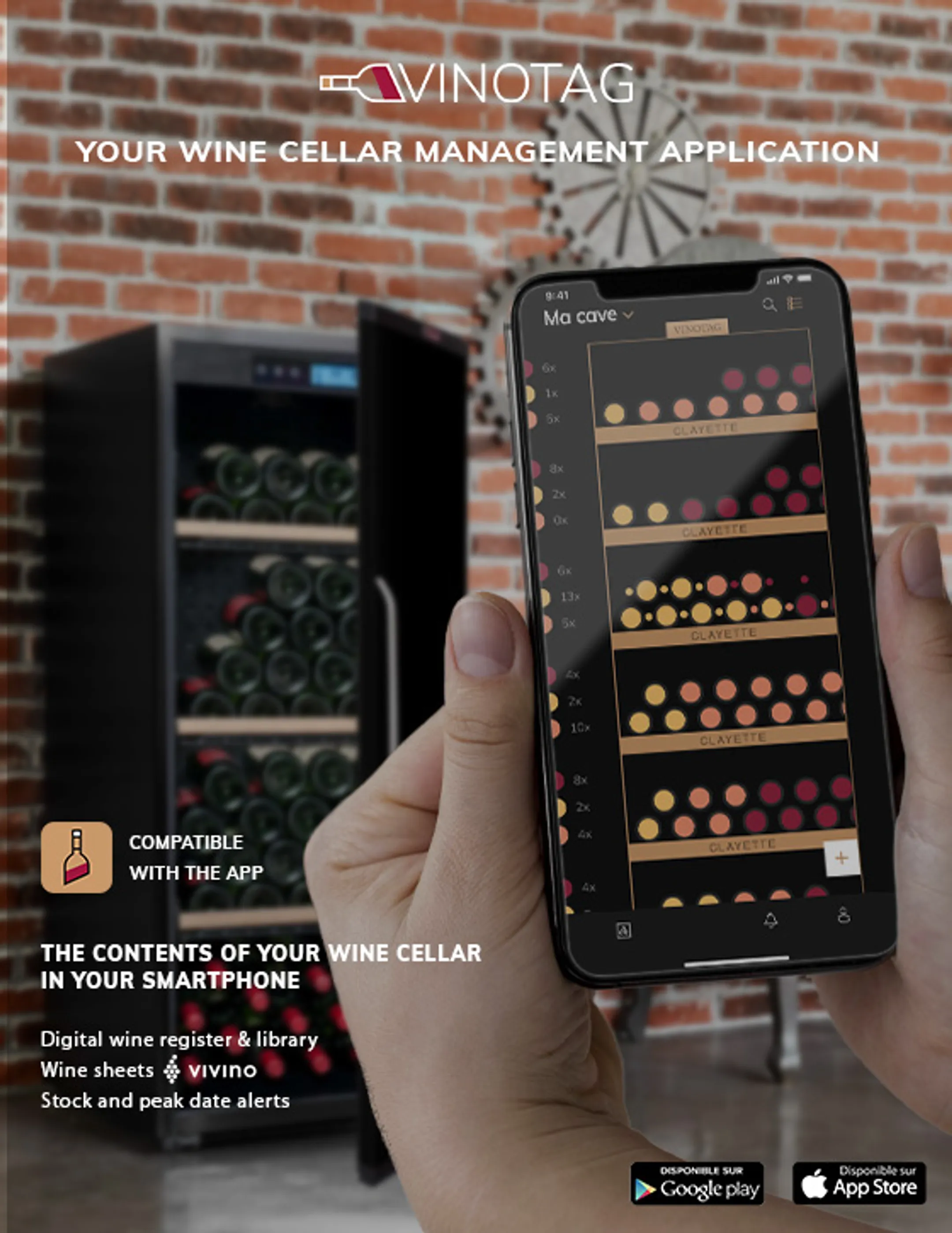 La Sommelière Wijnklimaatklasse VIP330V image