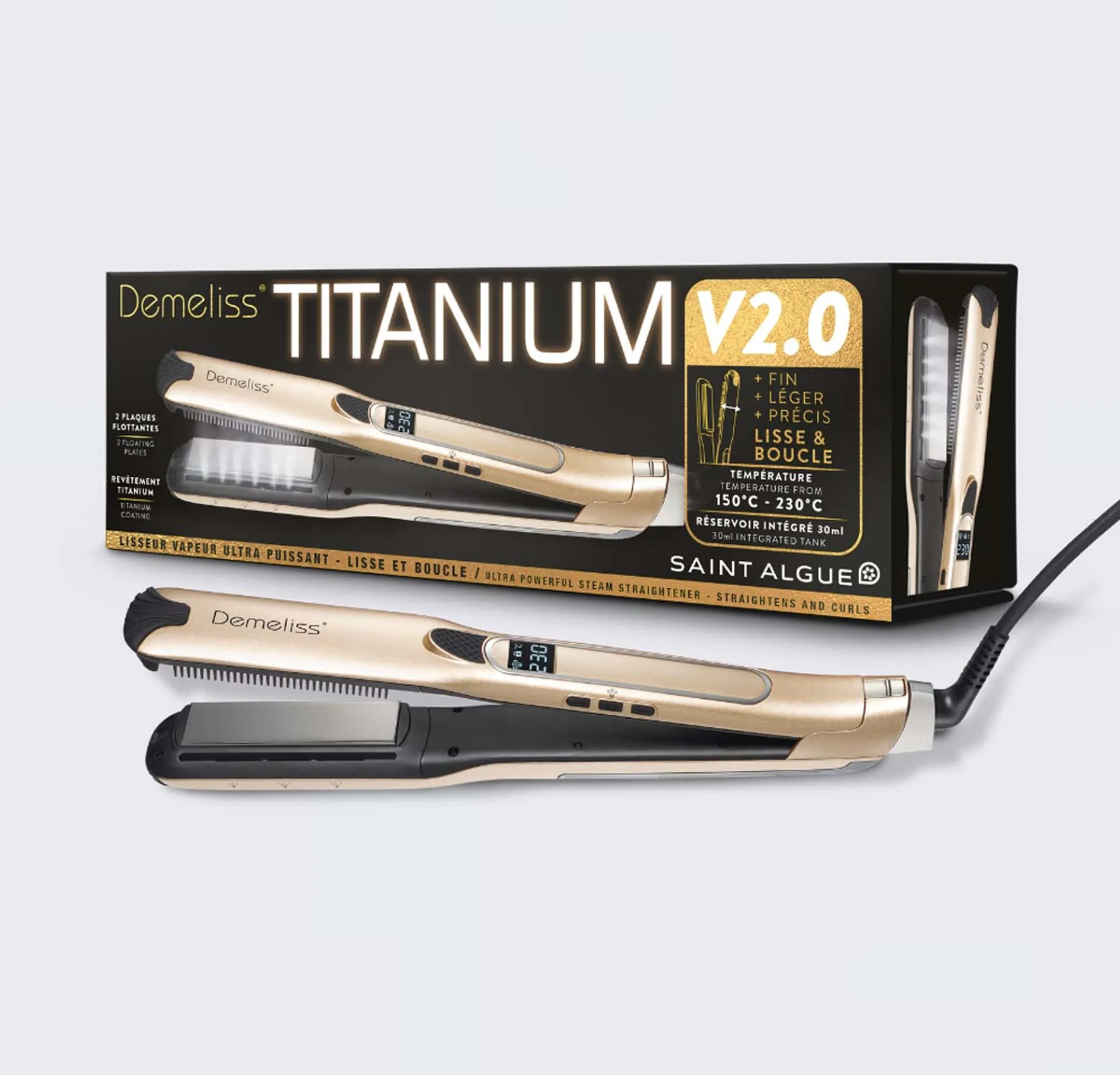 Saint Algue Stijltang Demelis Titanium V2 image